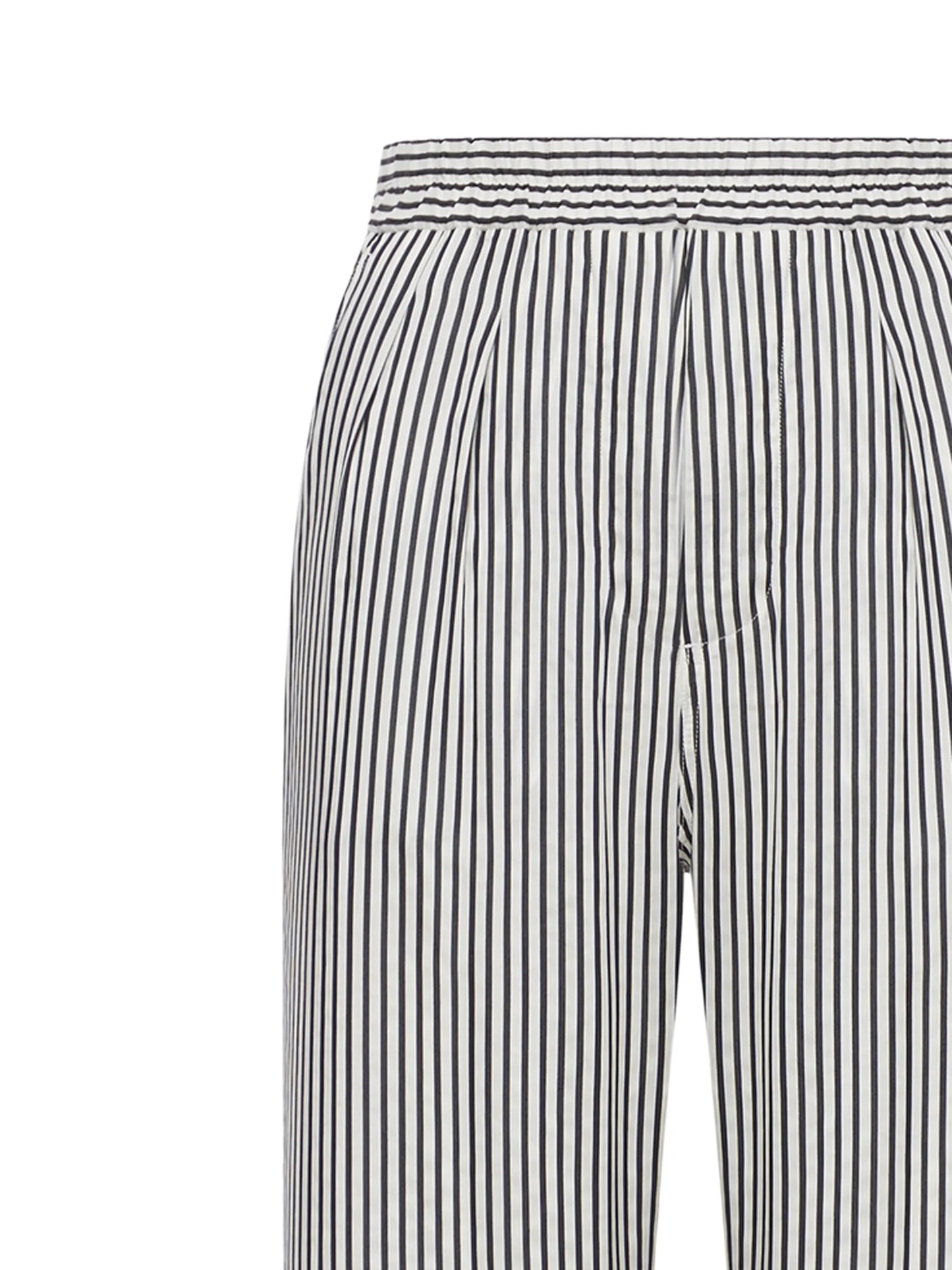 striped silk pyjama trousers