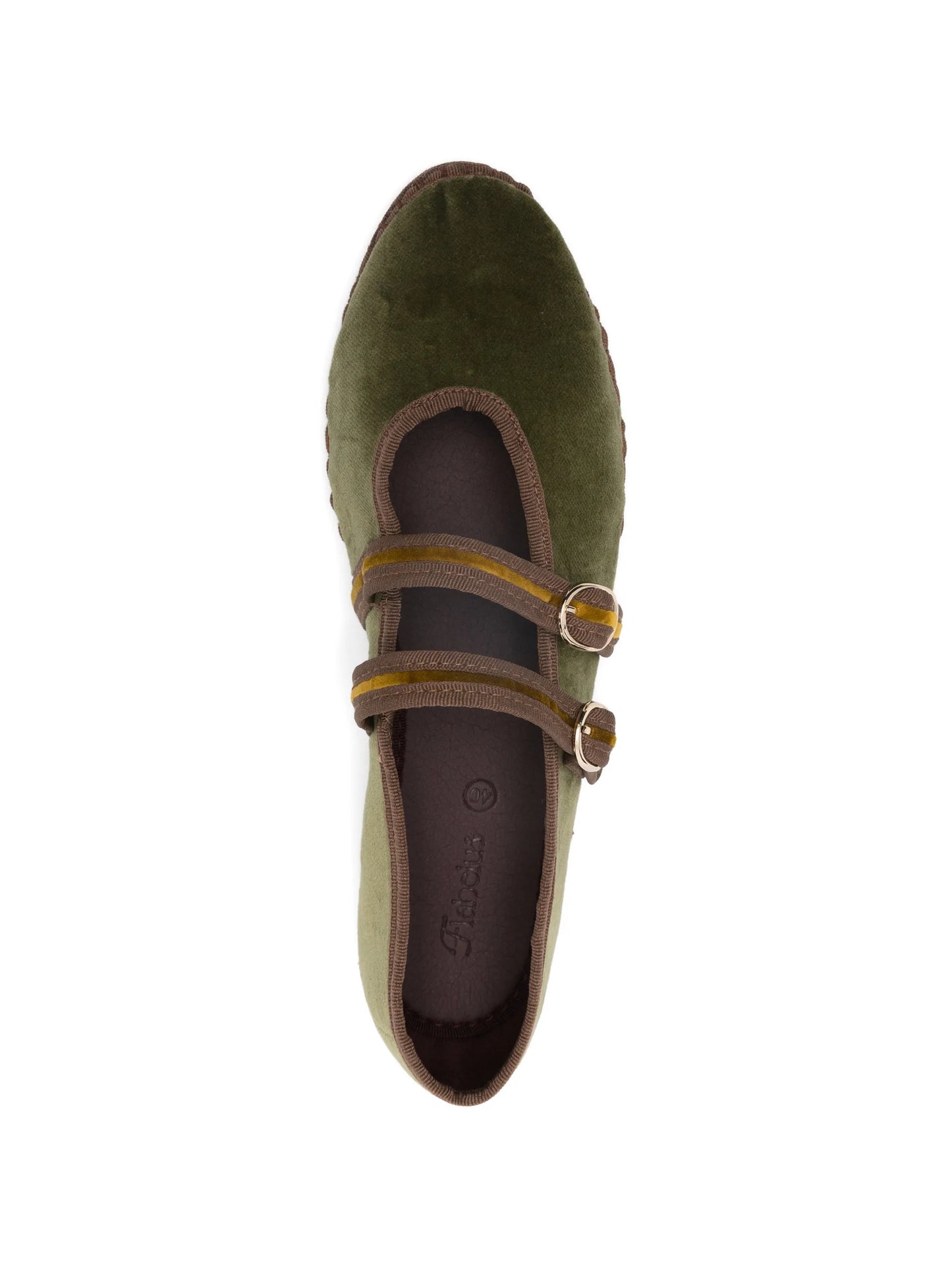 Claire double-strap ballet flats