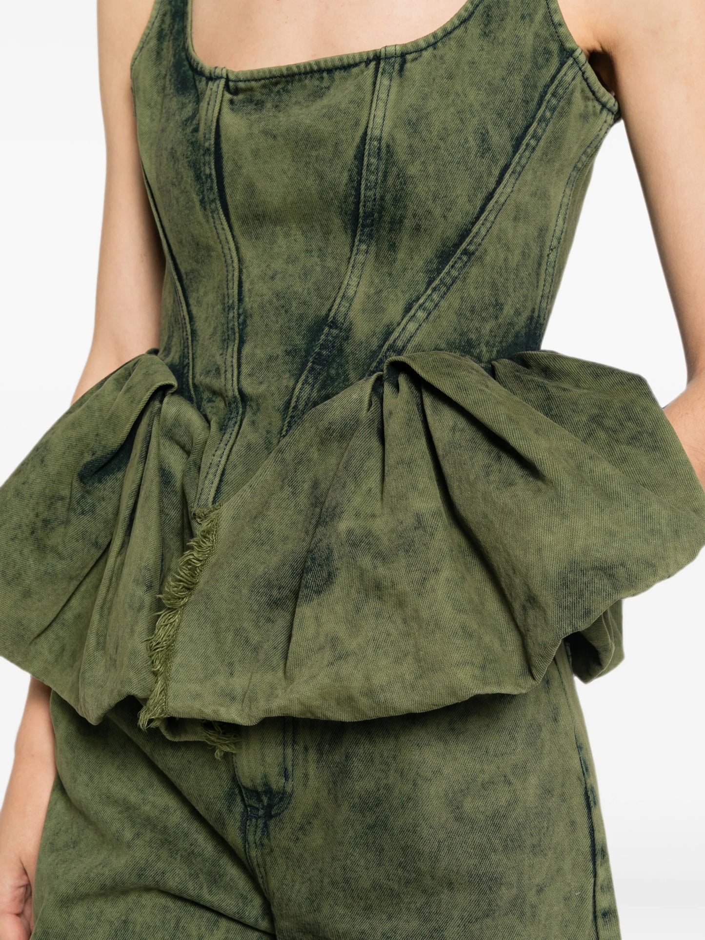 peplum corset top