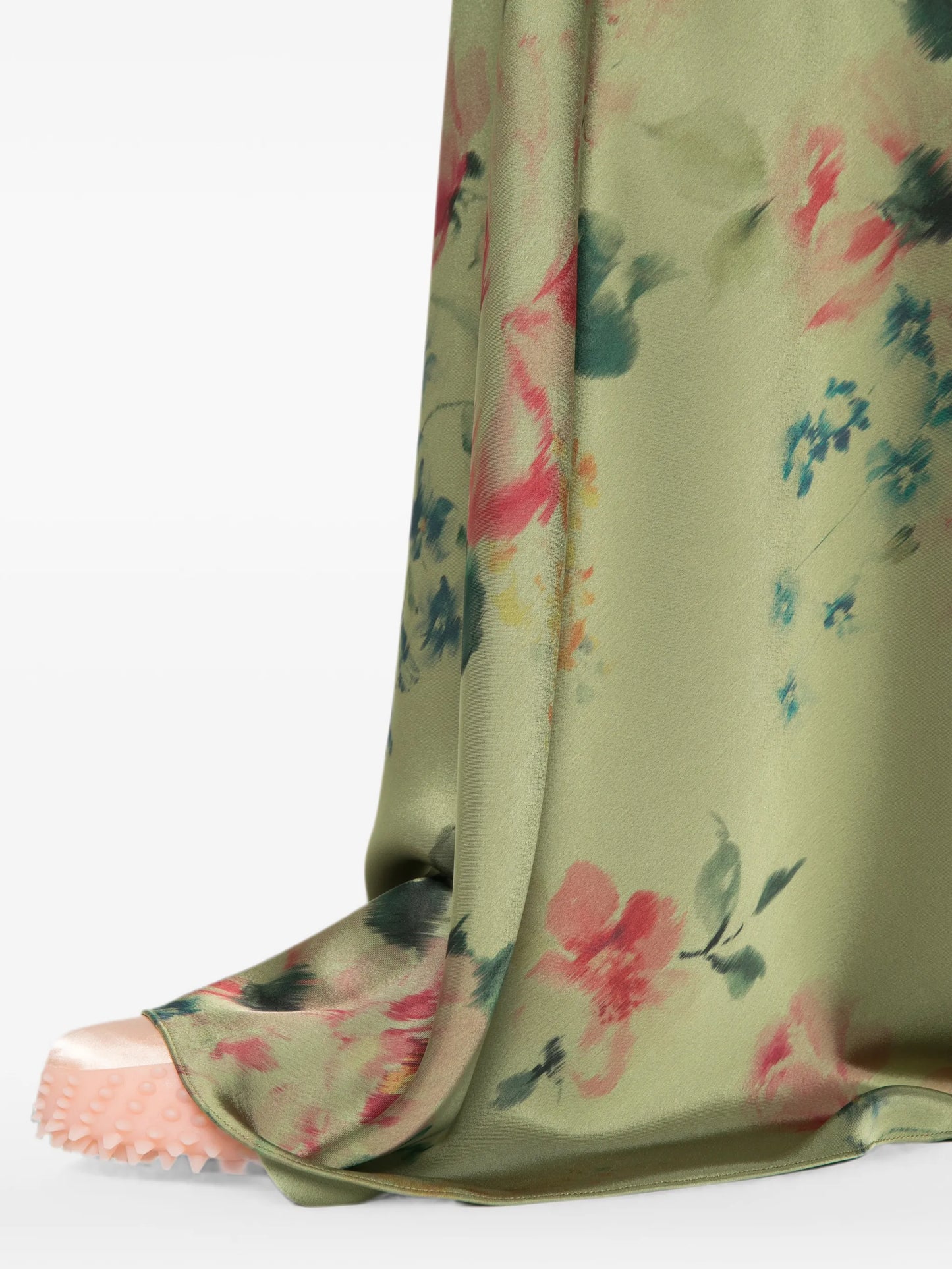 floral-print maxi skirt
