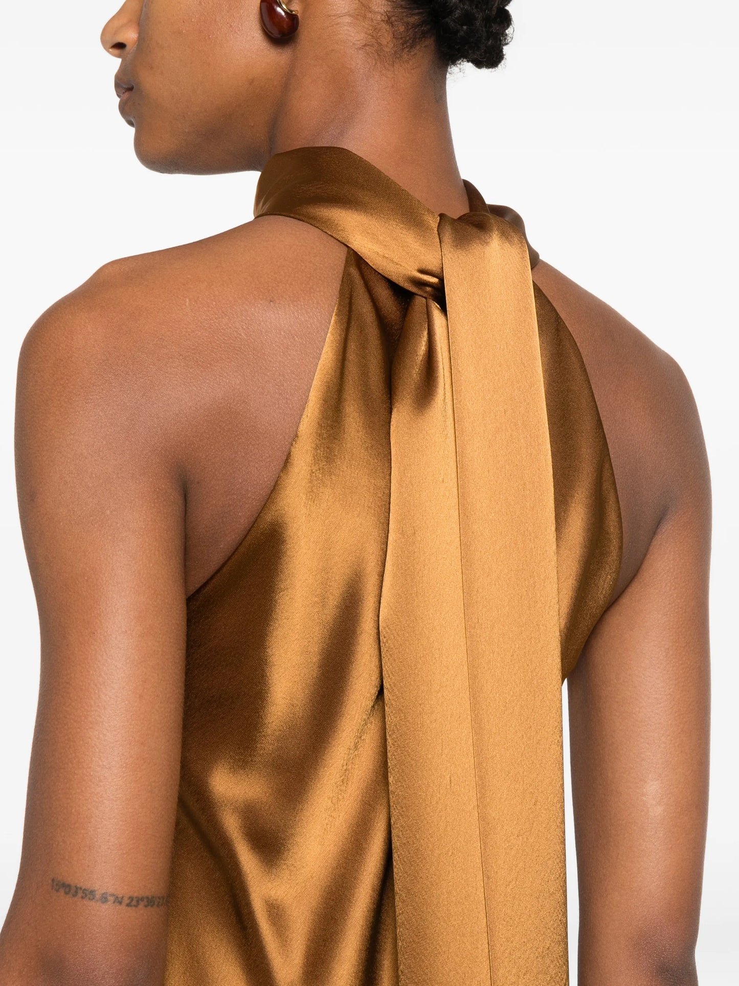 Sienna satin gown