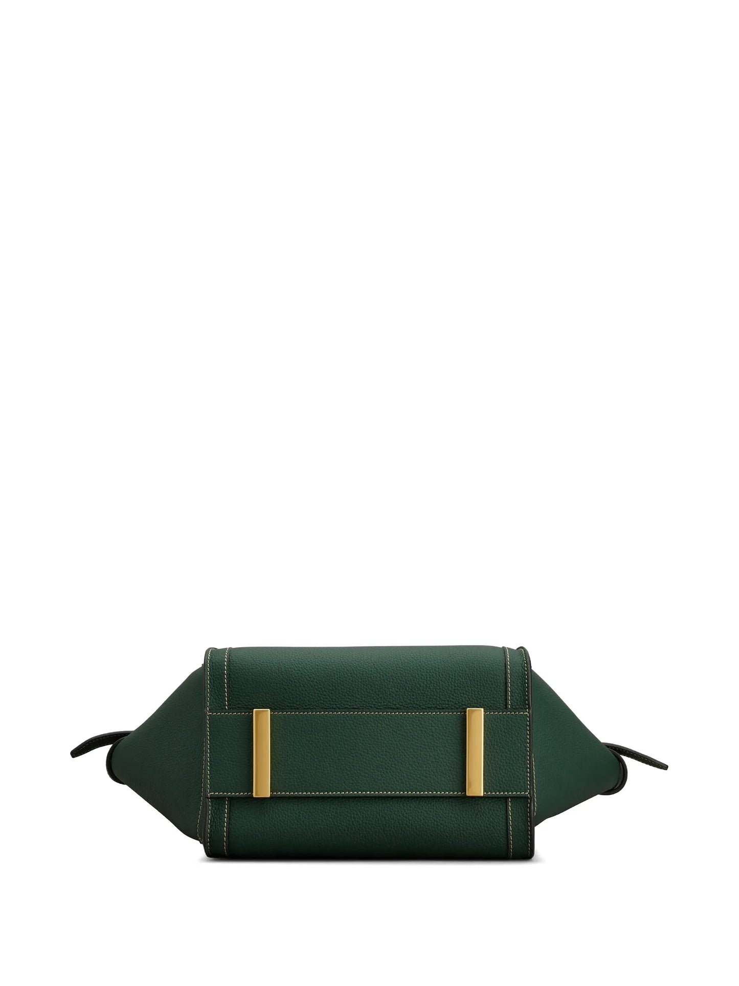 small leather shopping tote bag