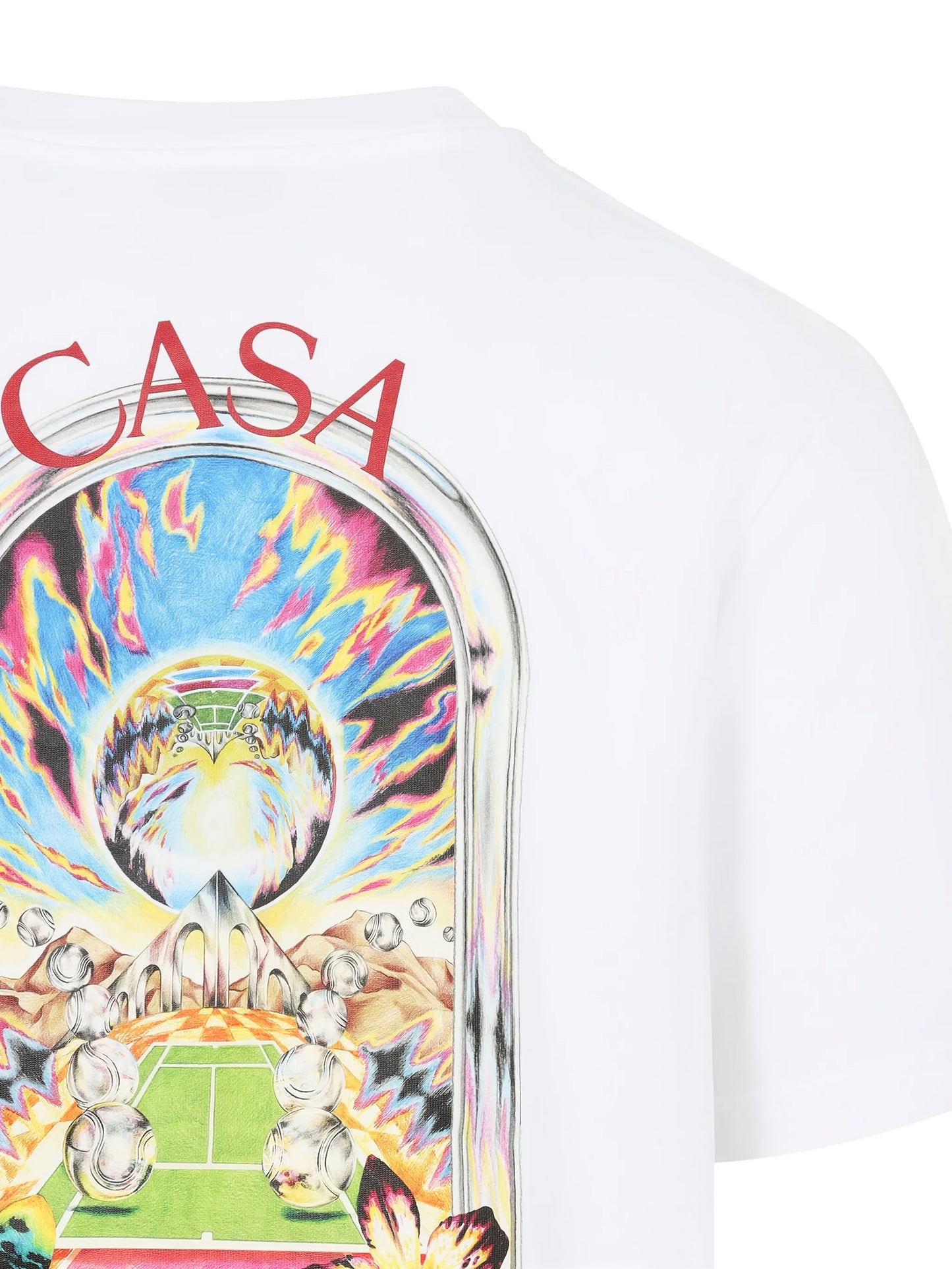 Tennis Landscape print T-shirt