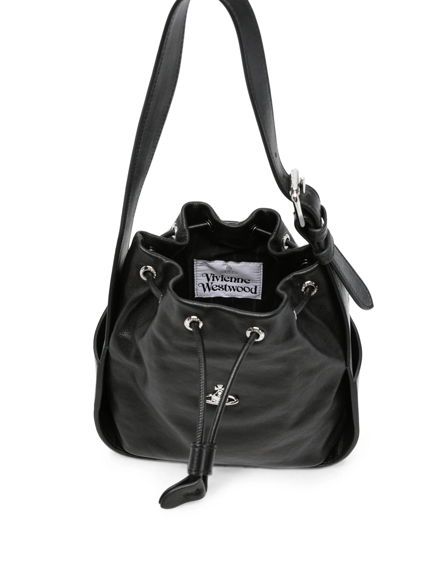 Stacey leather bucket bag