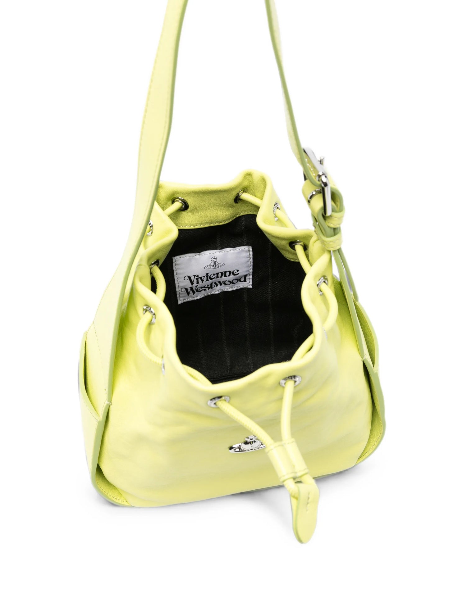 Stacey Orb-plaque bucket bag