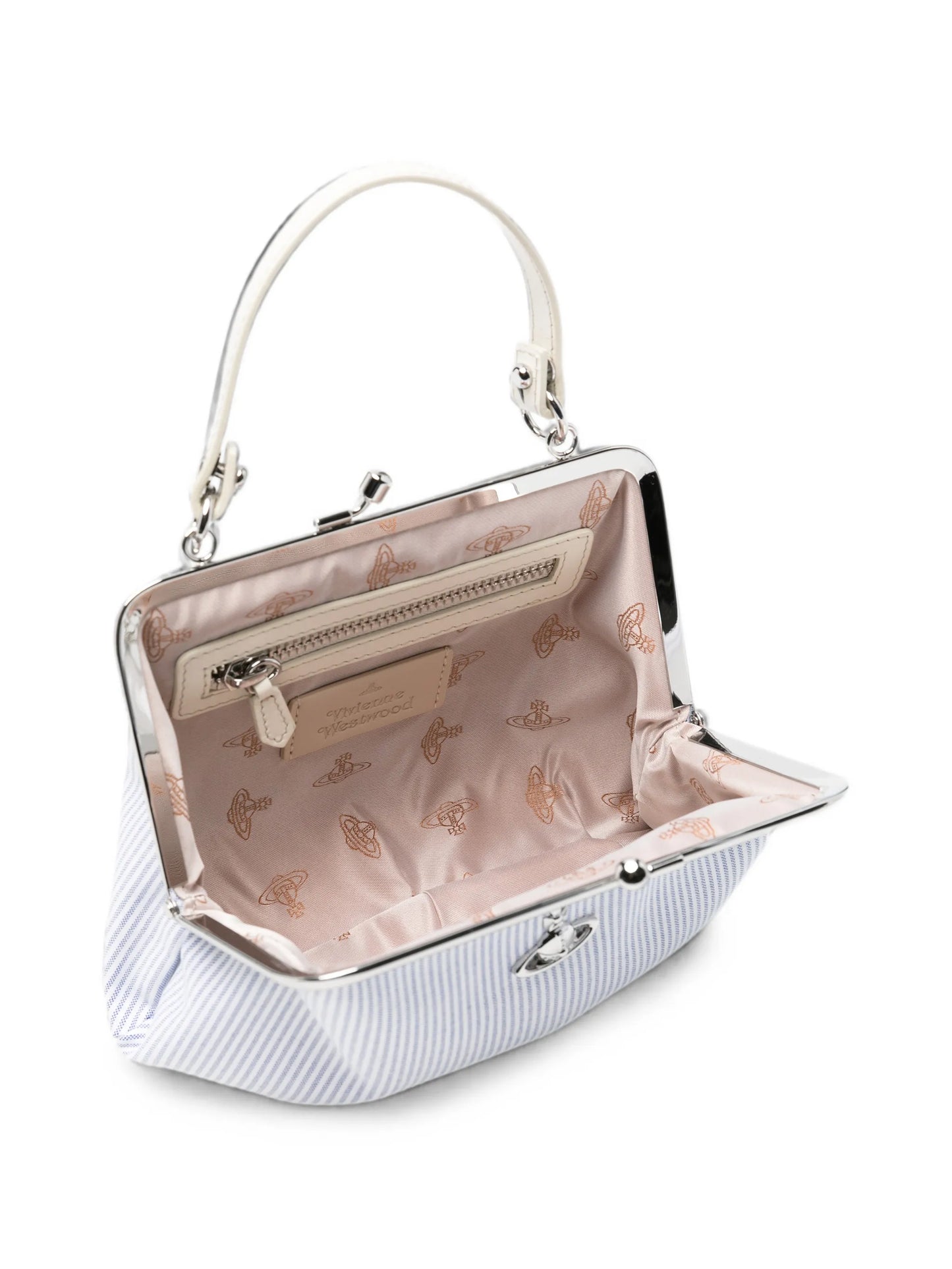 Granny Frame striped tote bag
