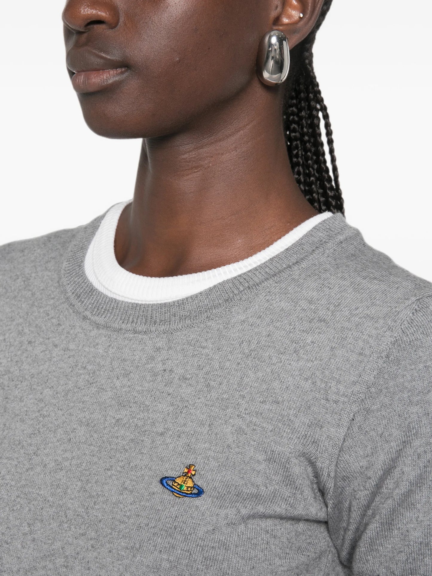 Bea Orb-embroidered top
