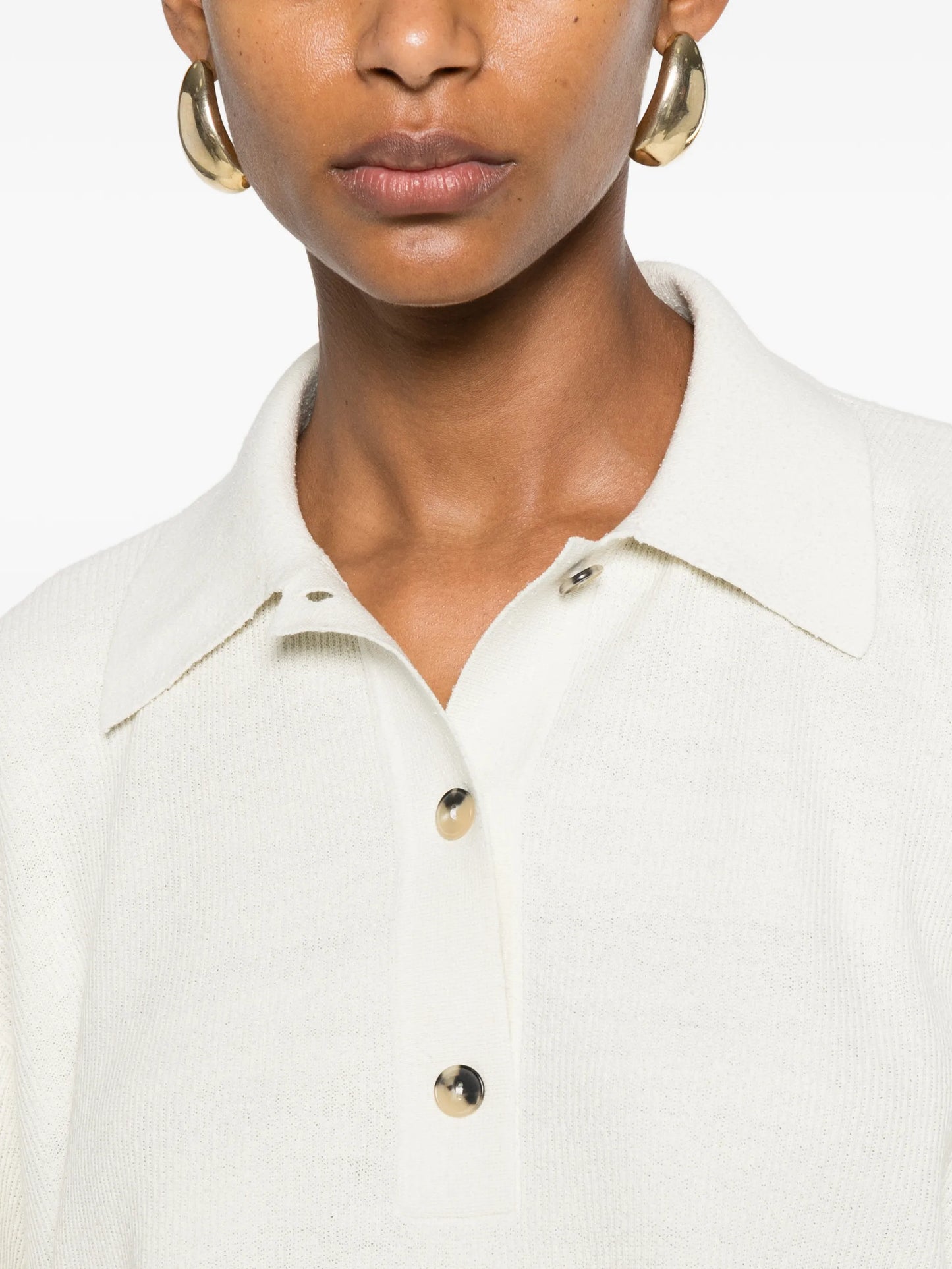 Helga long-sleeve polo top