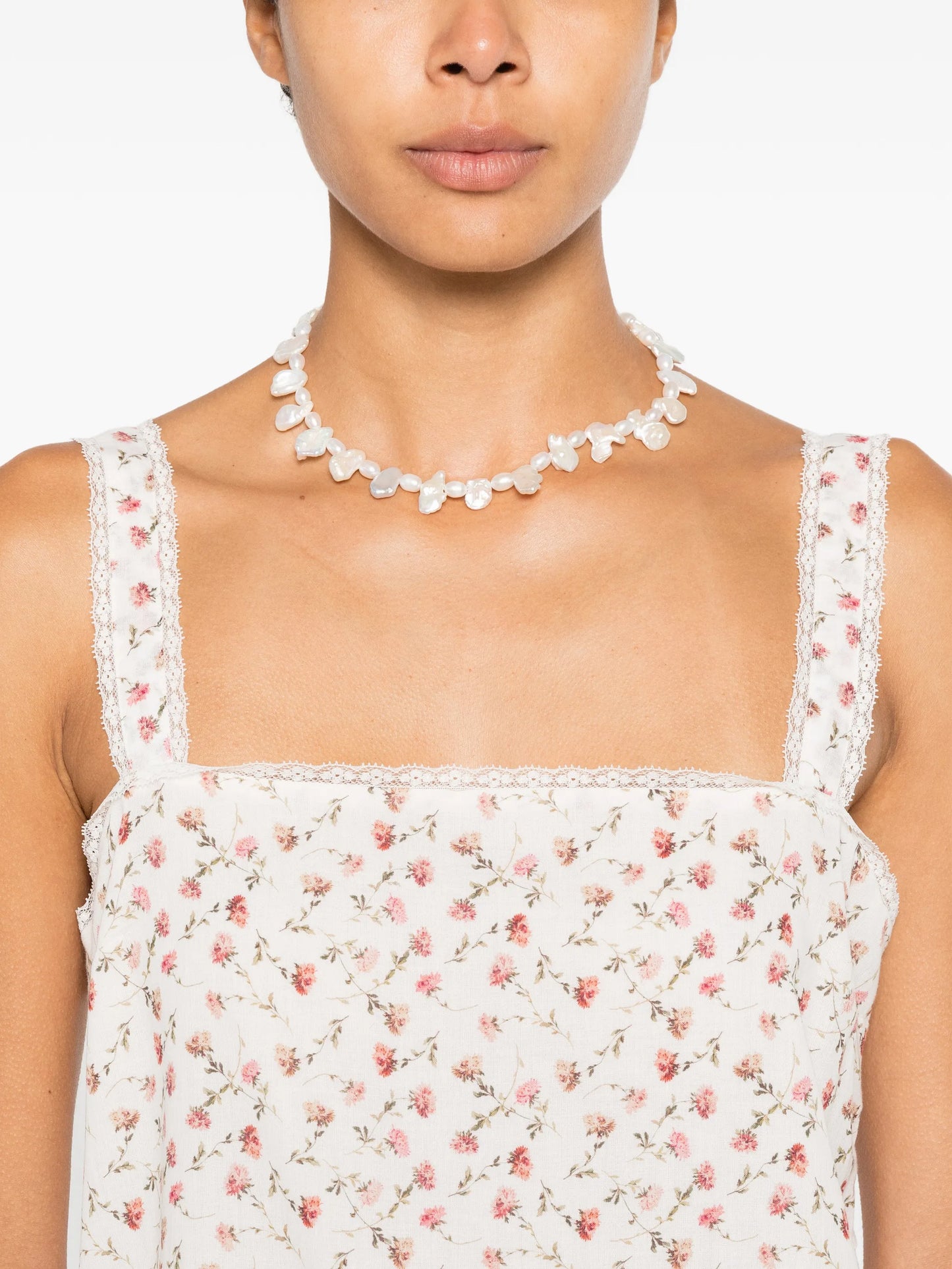 Charlotte floral-print cotton mini dress