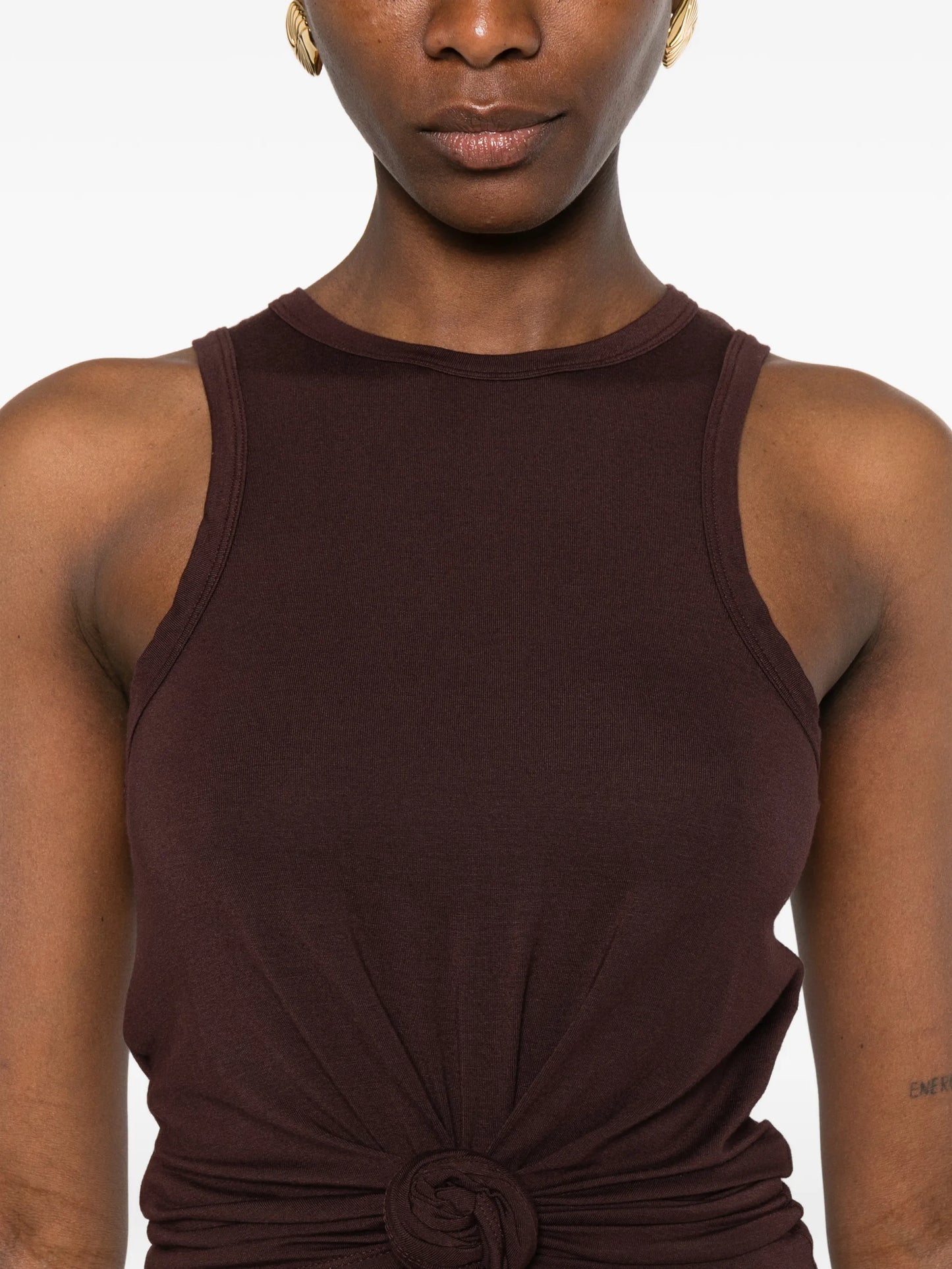 knotted tank top
