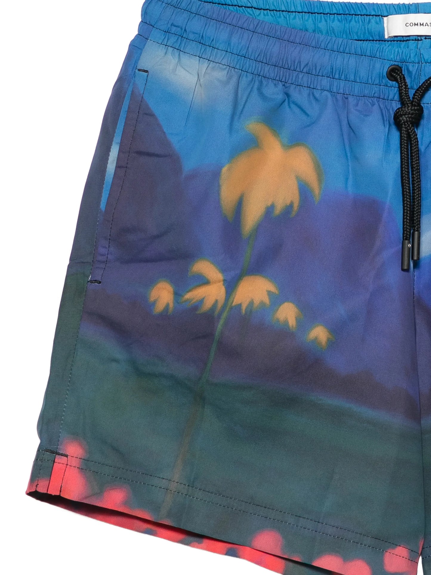 Midnight Horizon pocket swim shorts