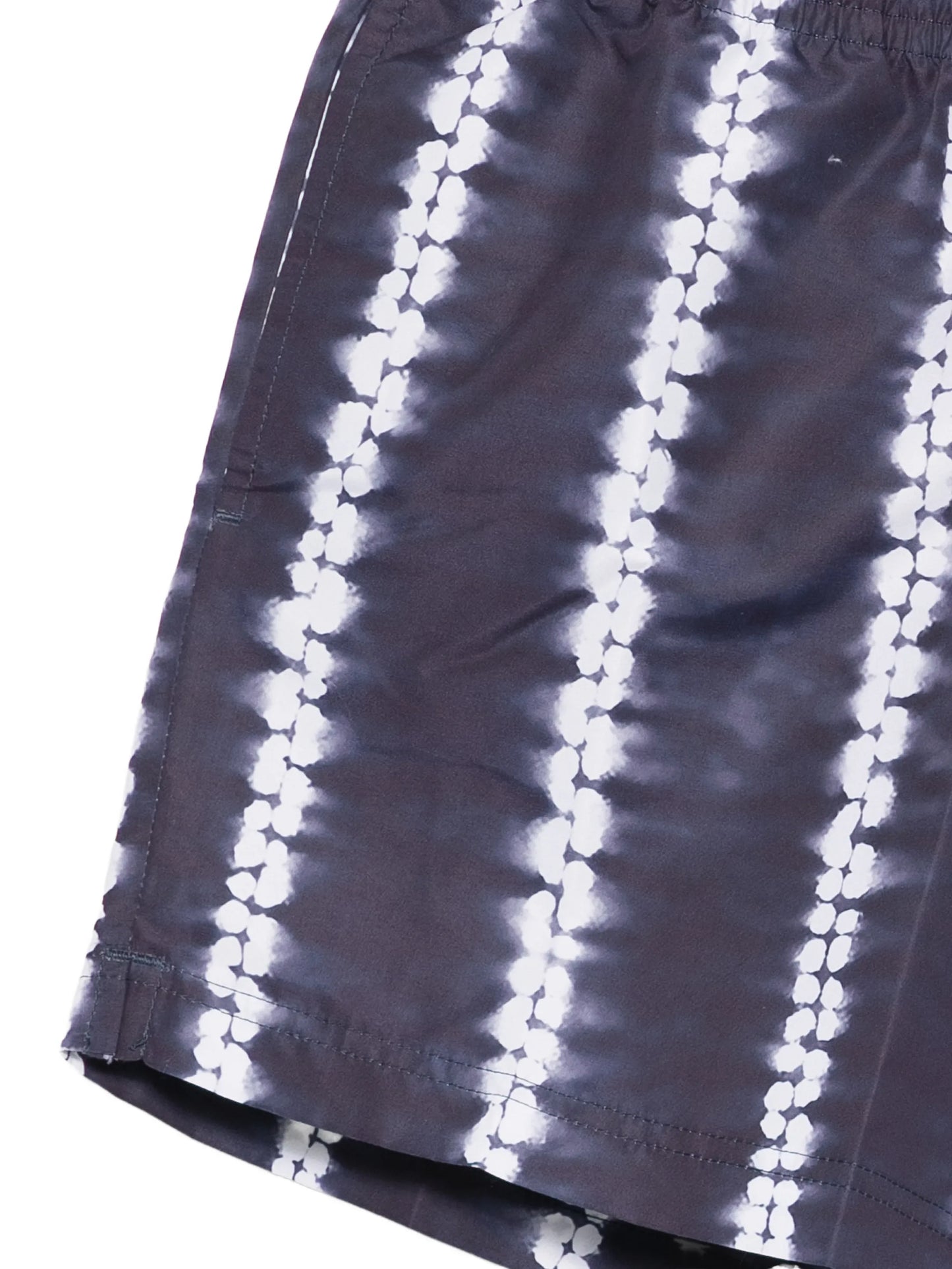 Shibori stripe swim shorts