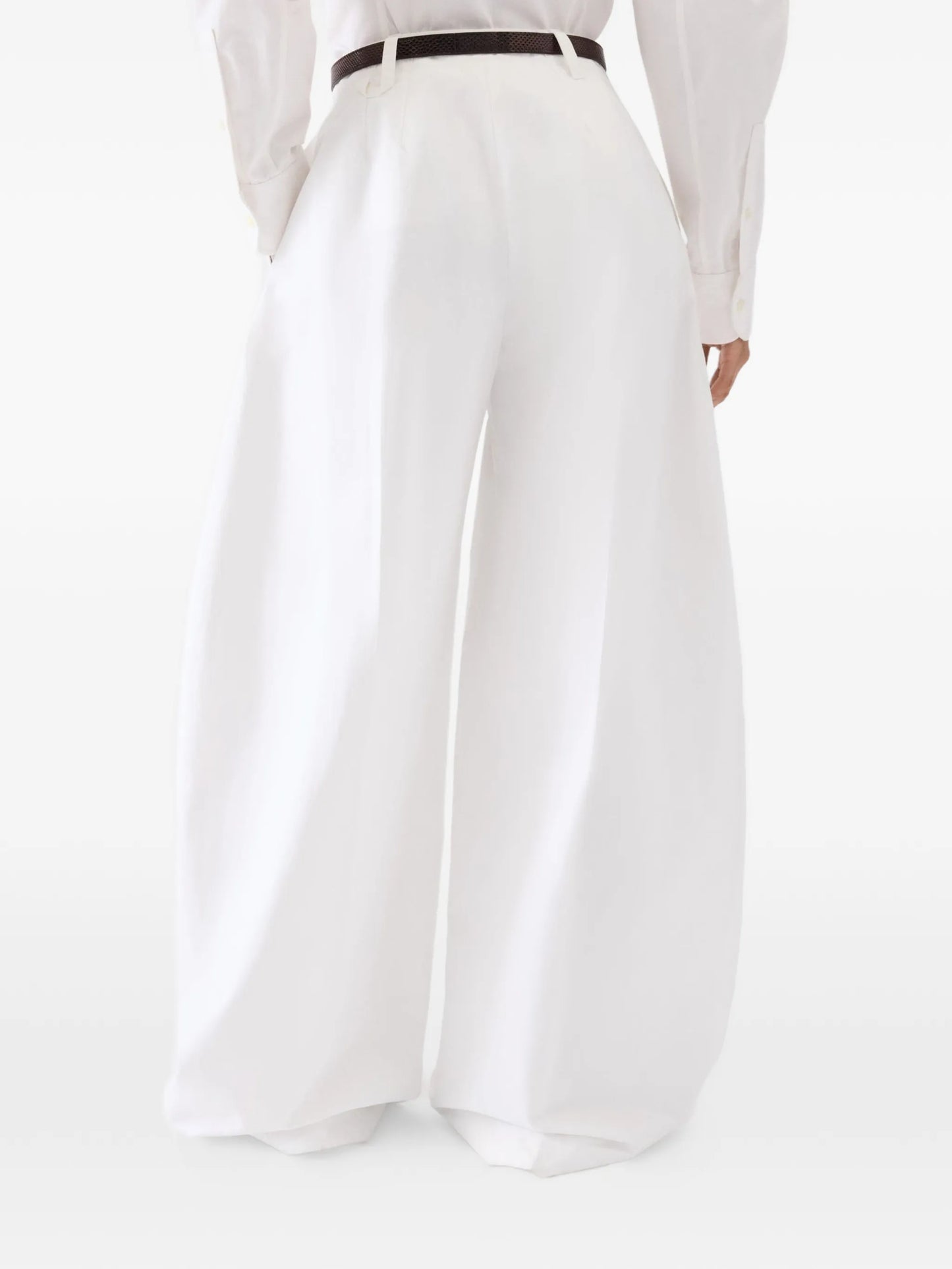 Le Pantalon Ovalo pleated trousers