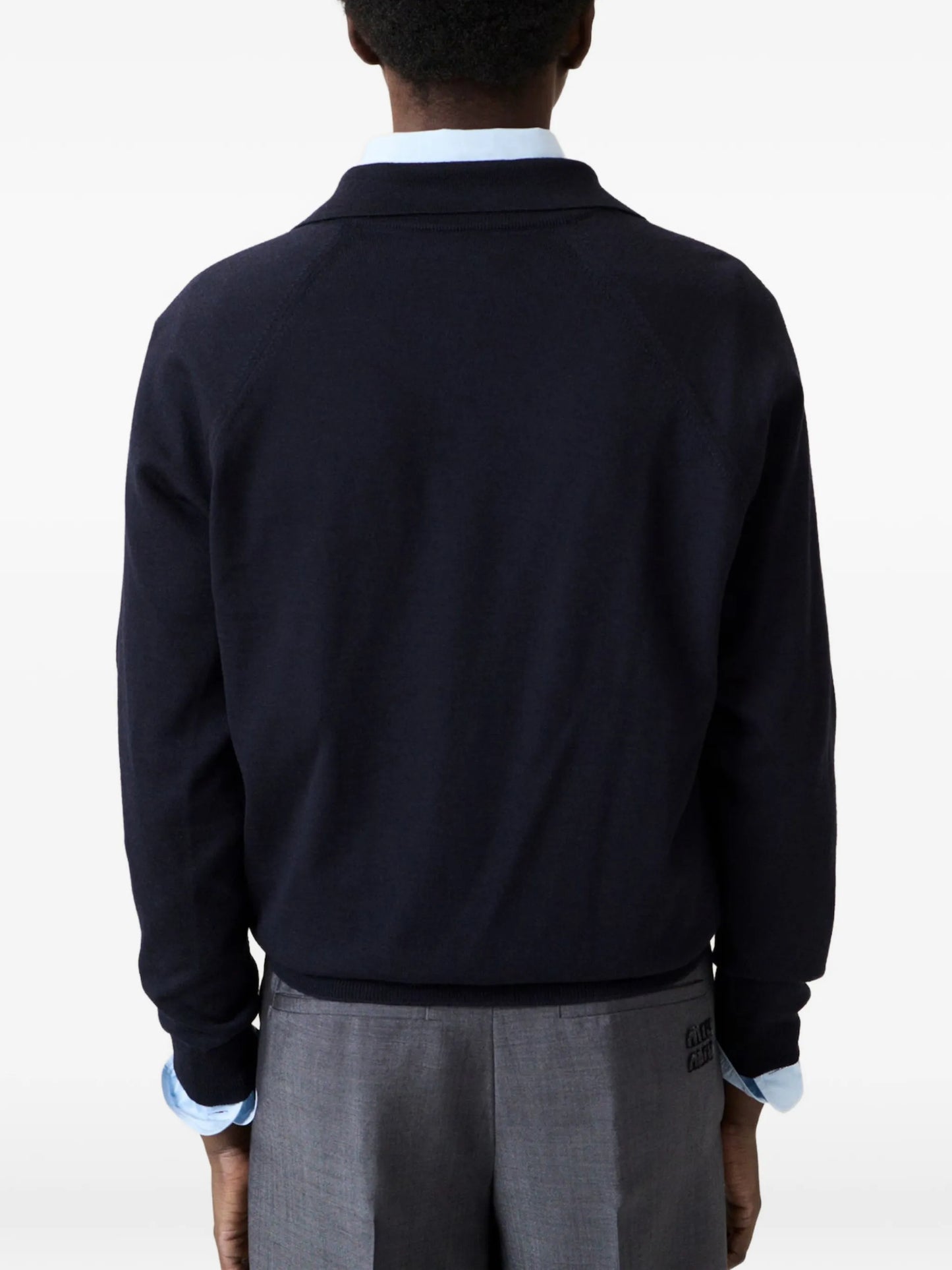 knit collar sweater