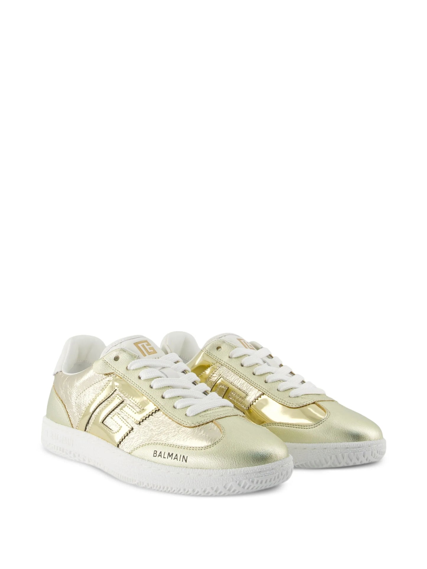 almond-toe swan sneakers