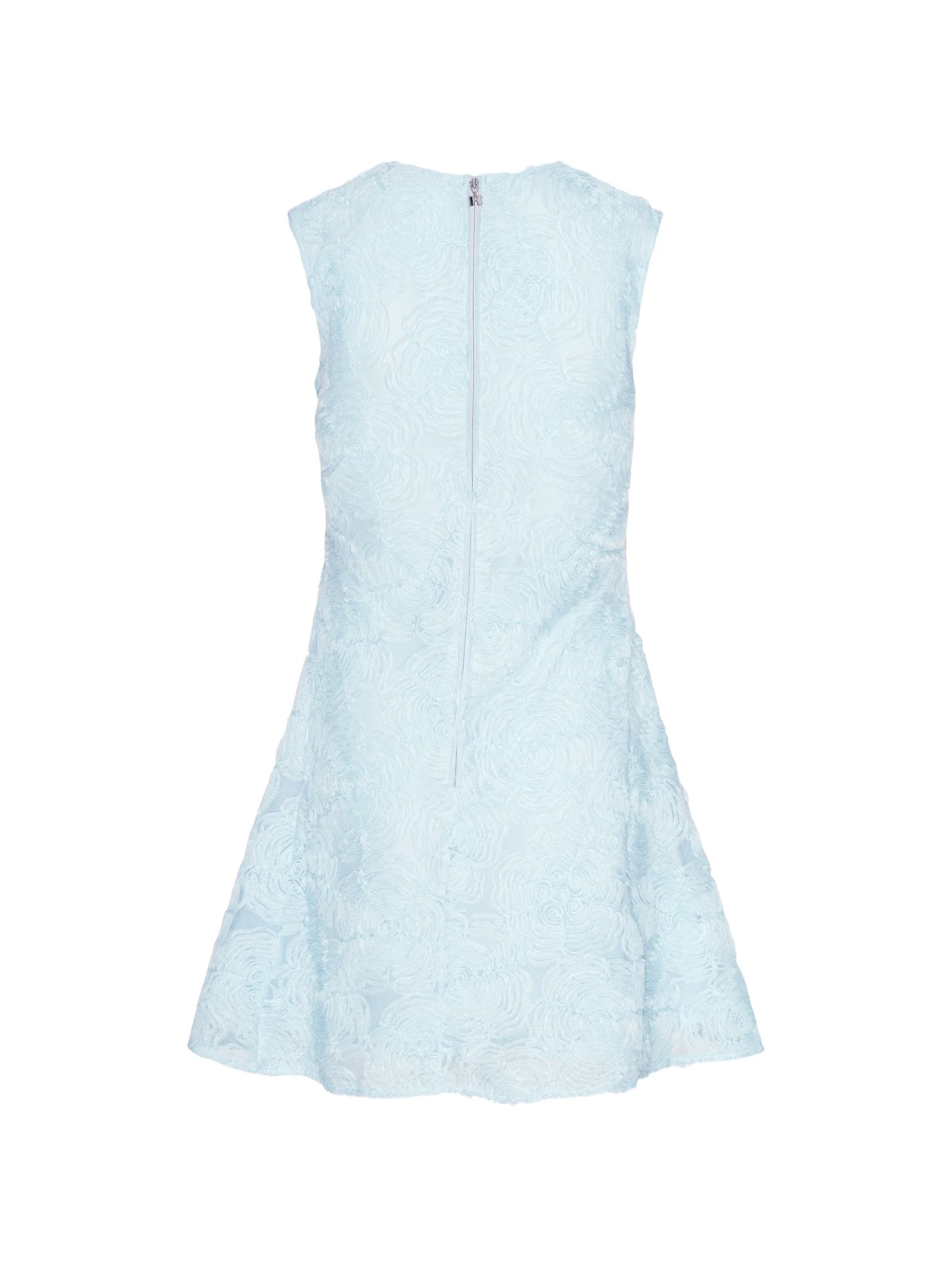 crew-neck mini dress