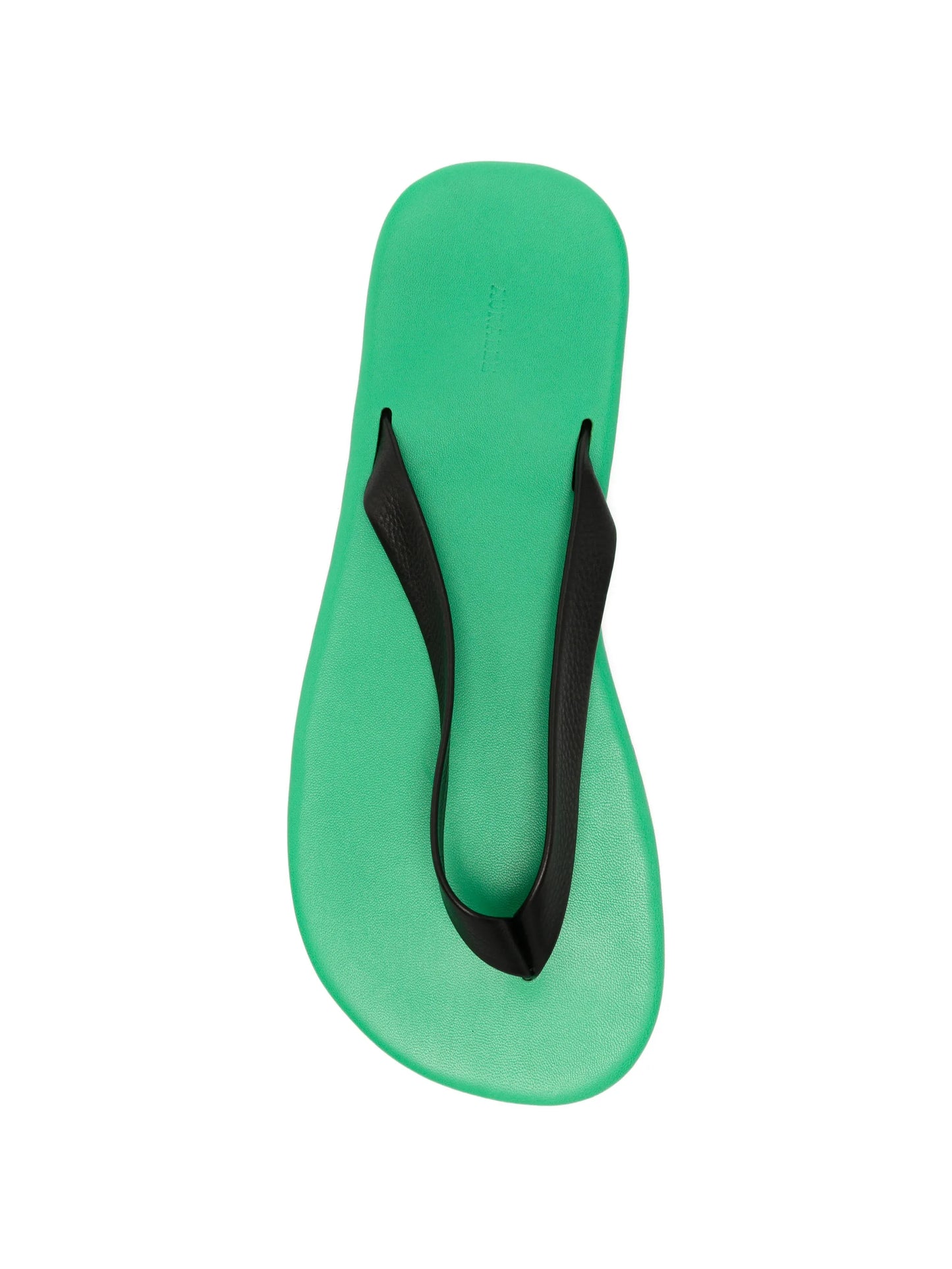 leather flip-flops