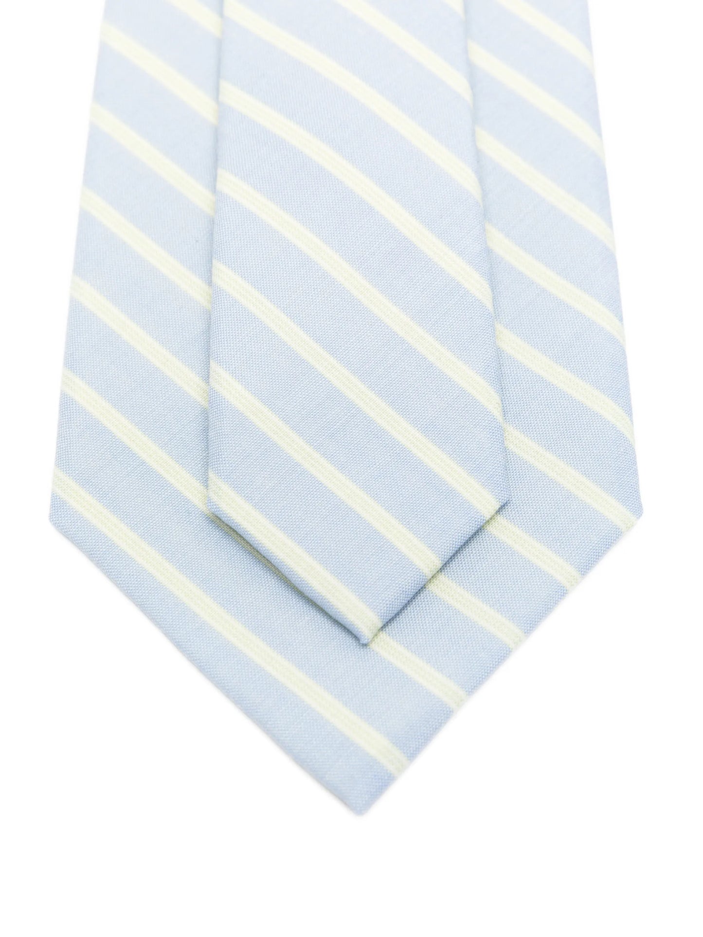 stripe-pattern wool tie