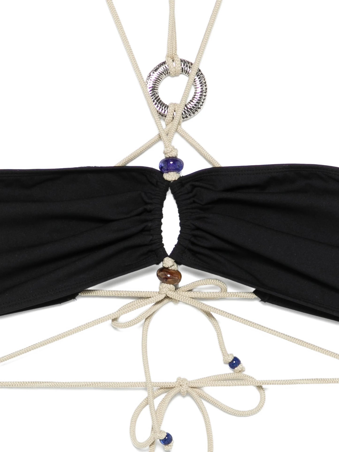 Analia ring bead bikini top