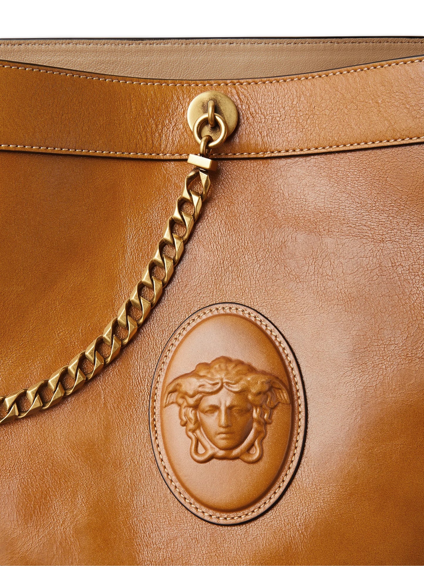 Pivot small leather bucket bag