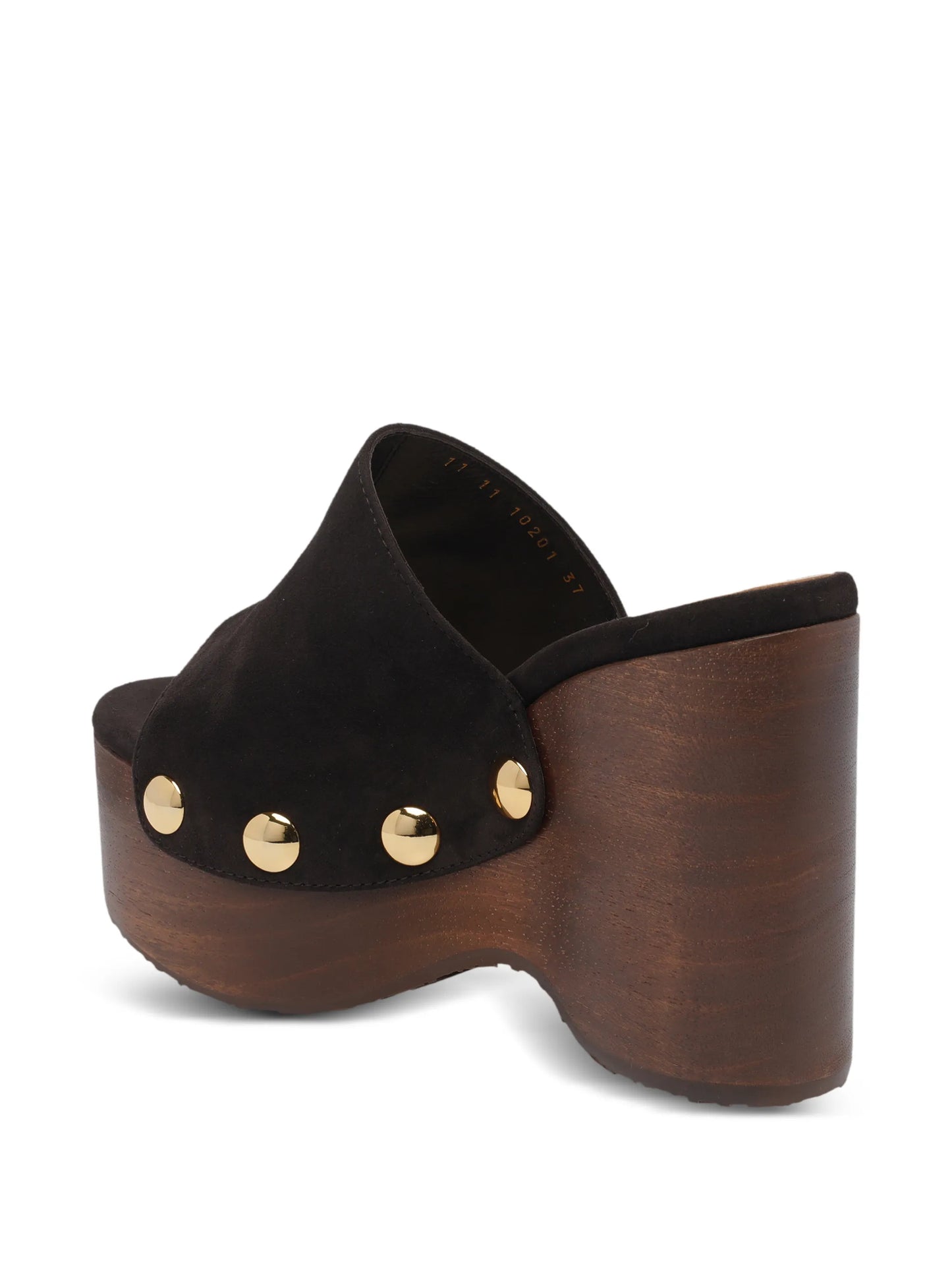 115mm button detail sandals