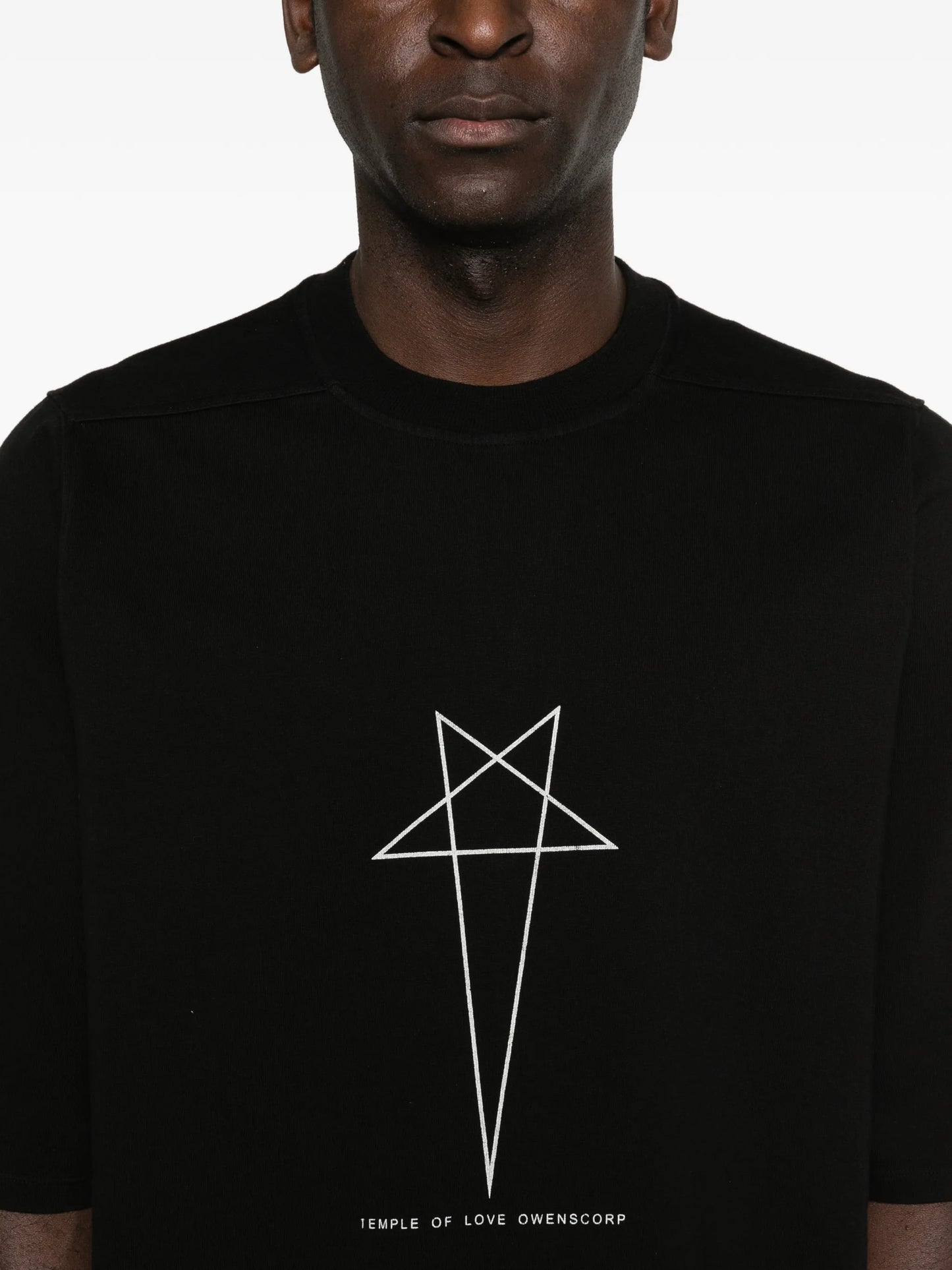 star-print crew-neck T-shirt