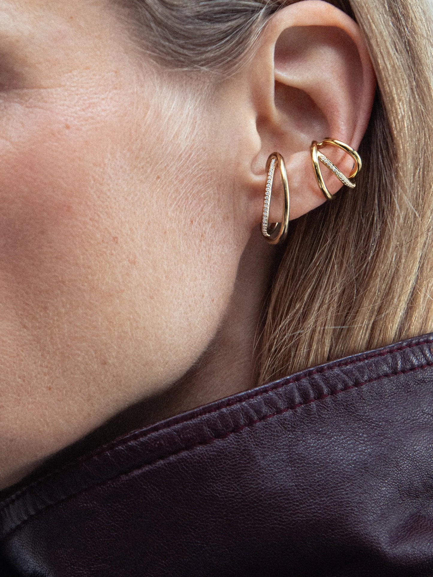 Dual Curve ear cuff