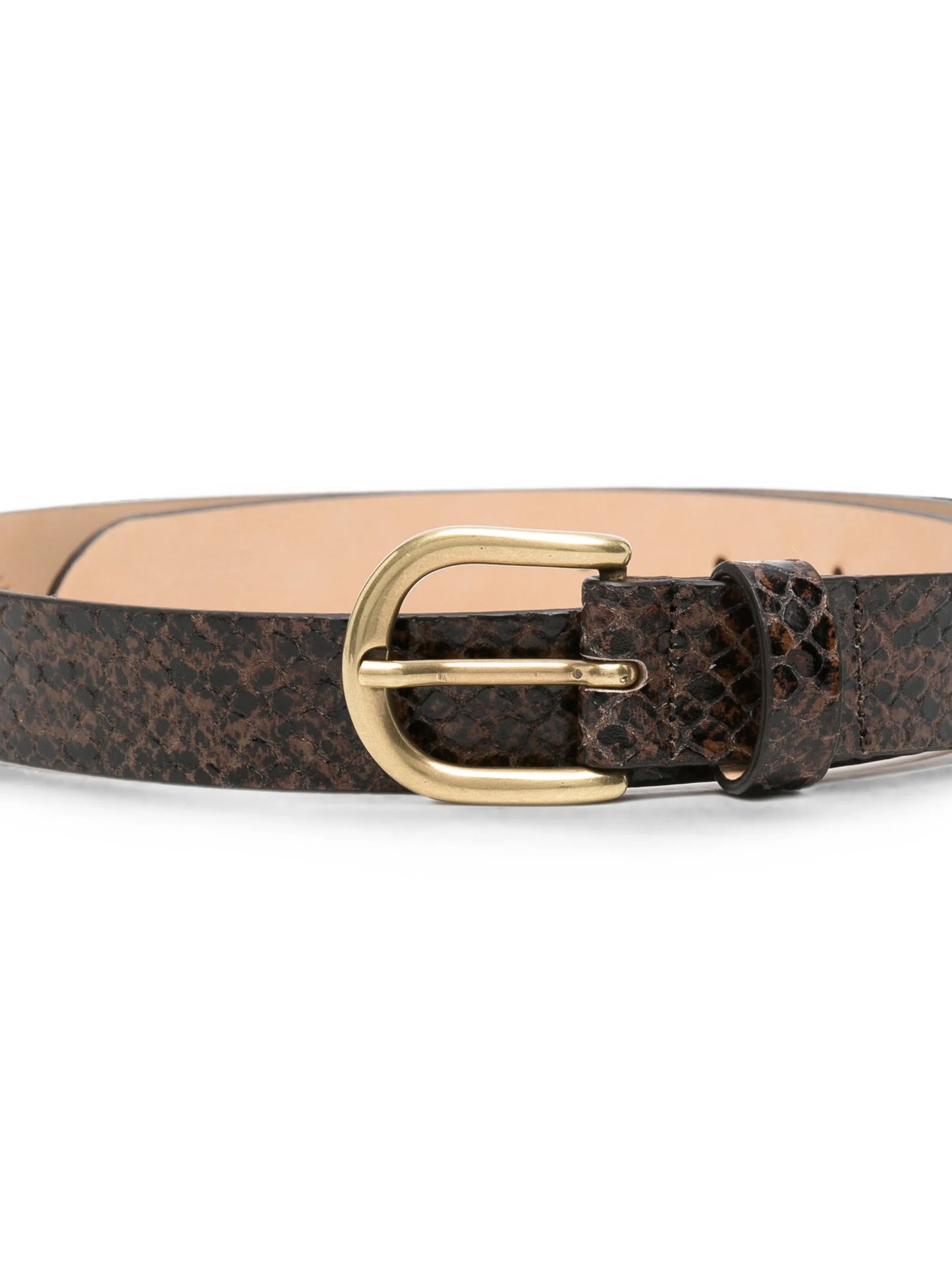 Zap leather belt