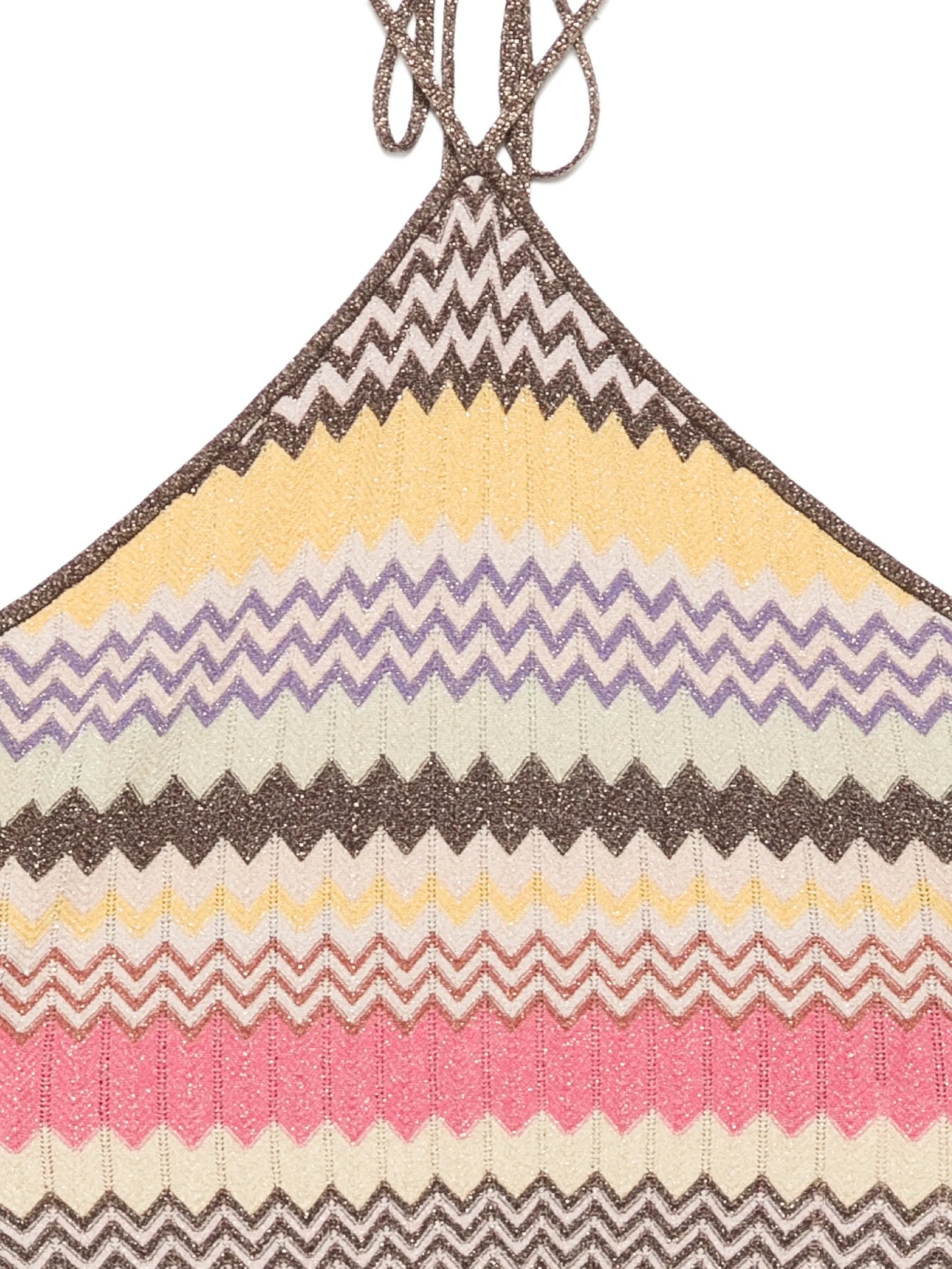 Ria chevron-knit top