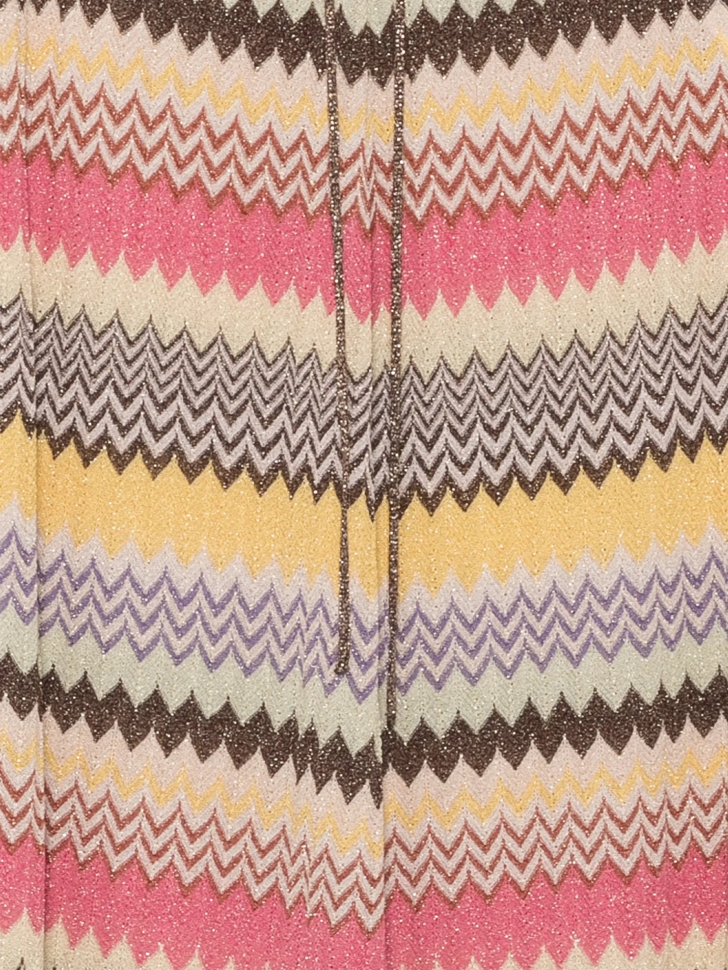 Ria chevron-knit midi skirt