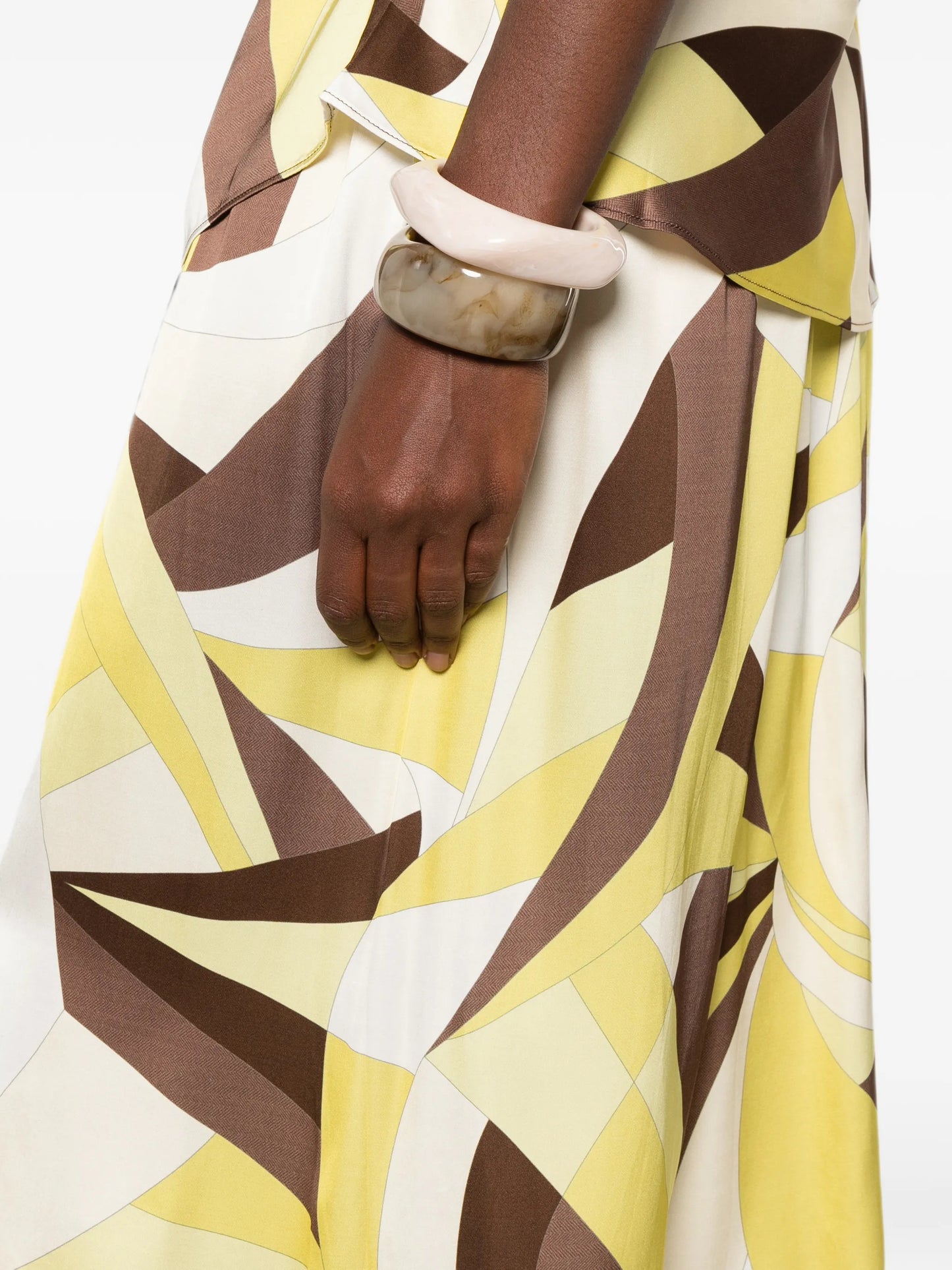 Kortez geometric-print balloon trousers