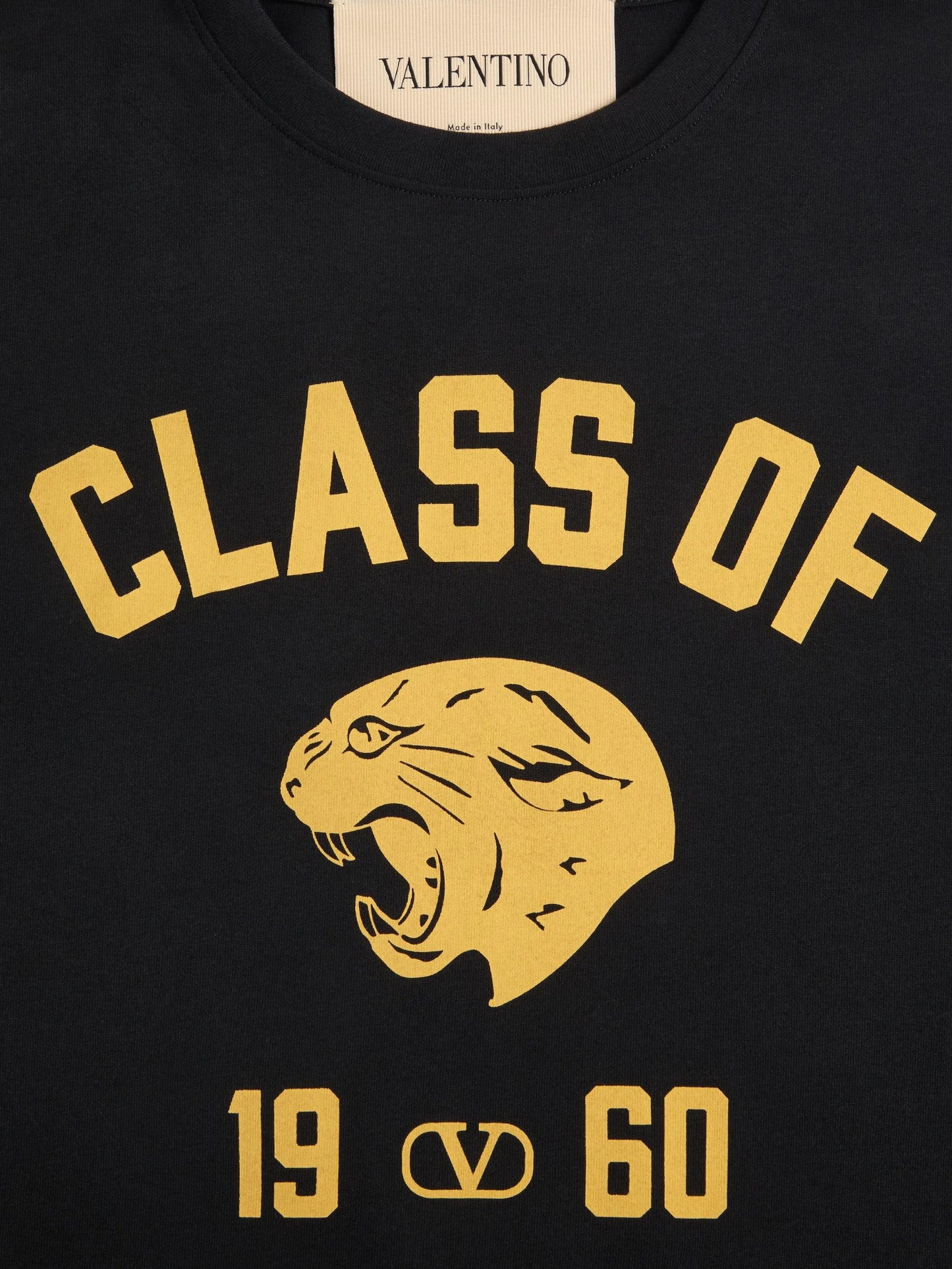 cotton T-Shirt with panther print