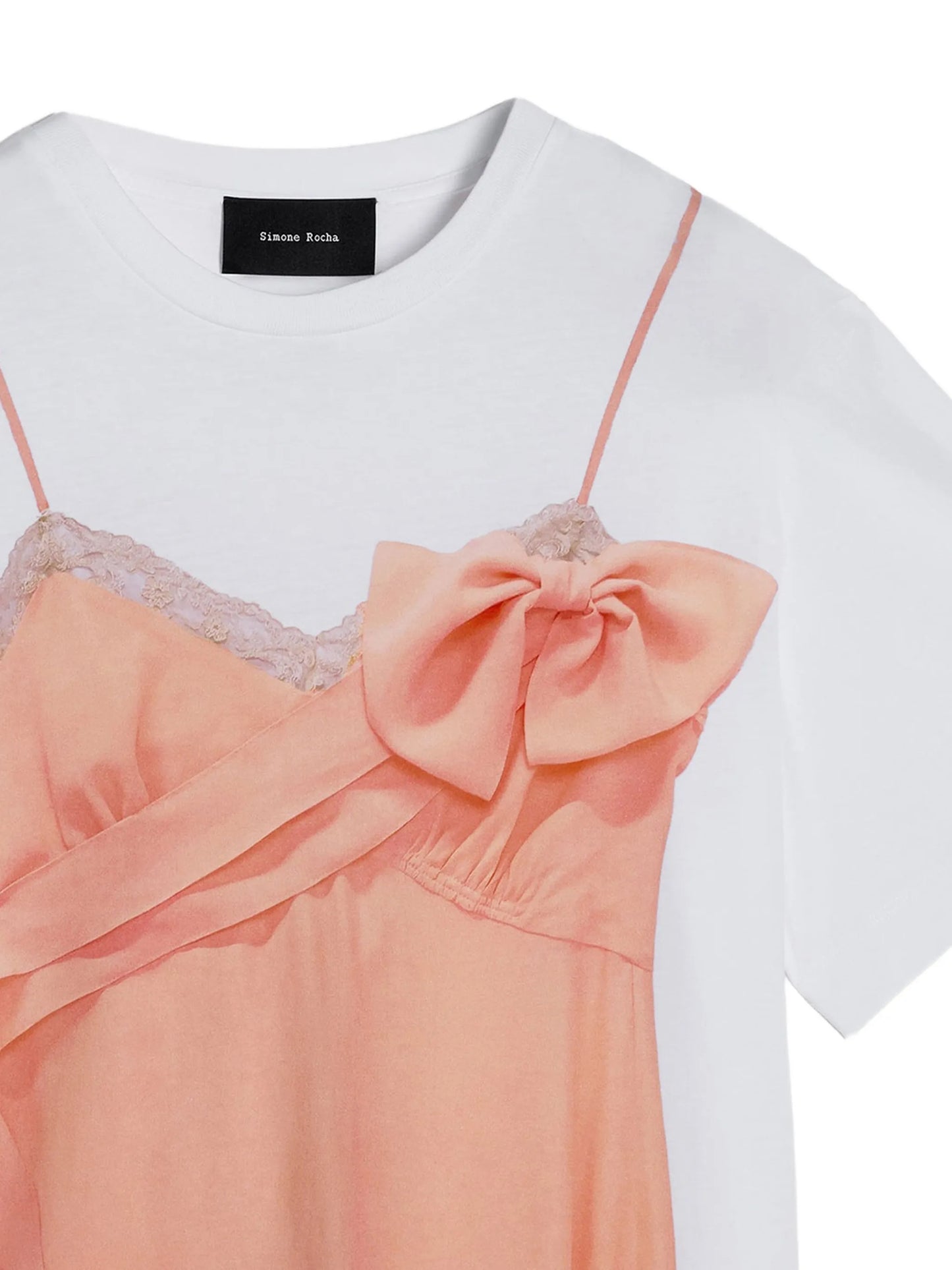 trompe l'oeil-print crew-neck T-shirt