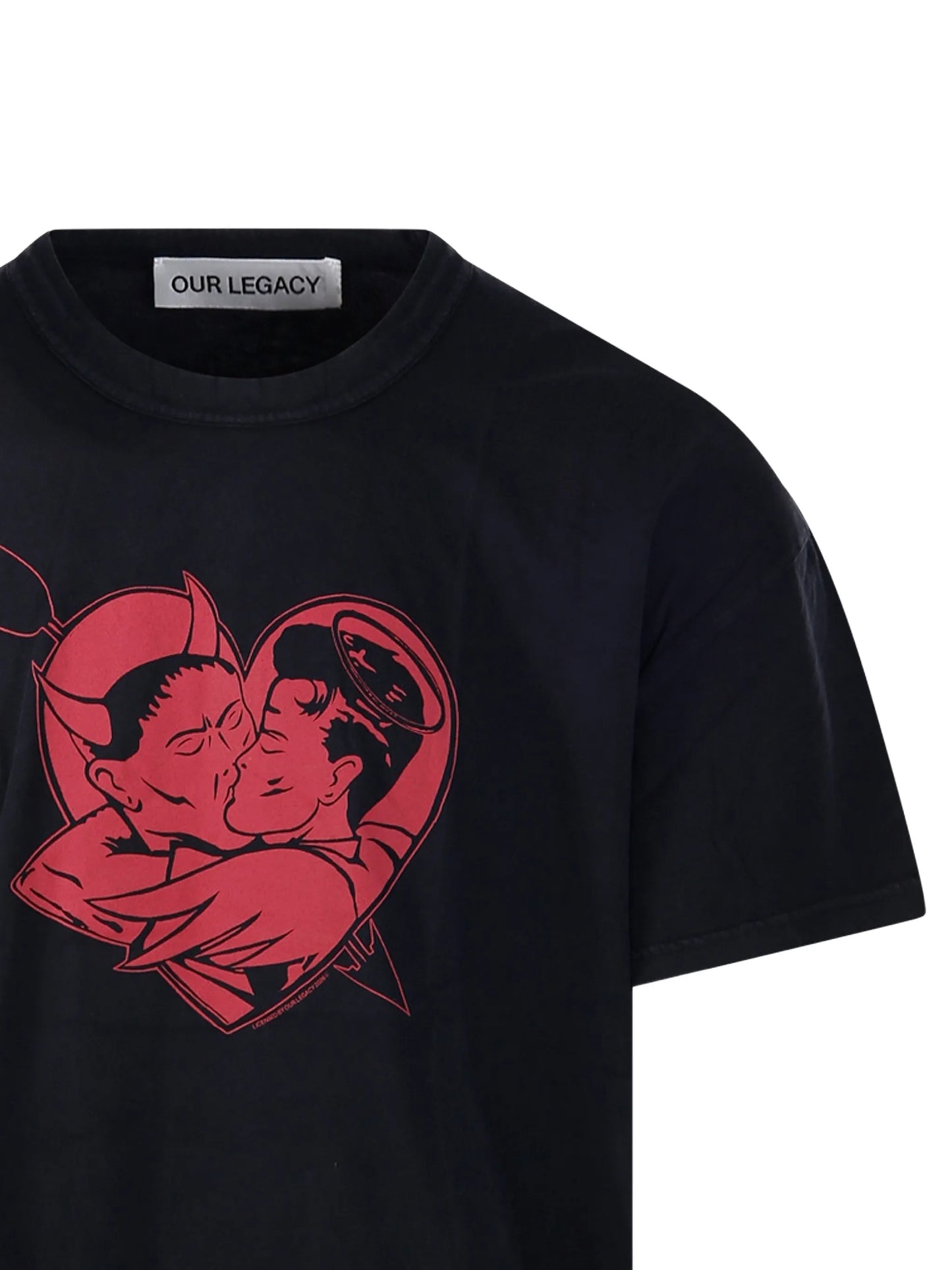 Loose print-detail T-shirt