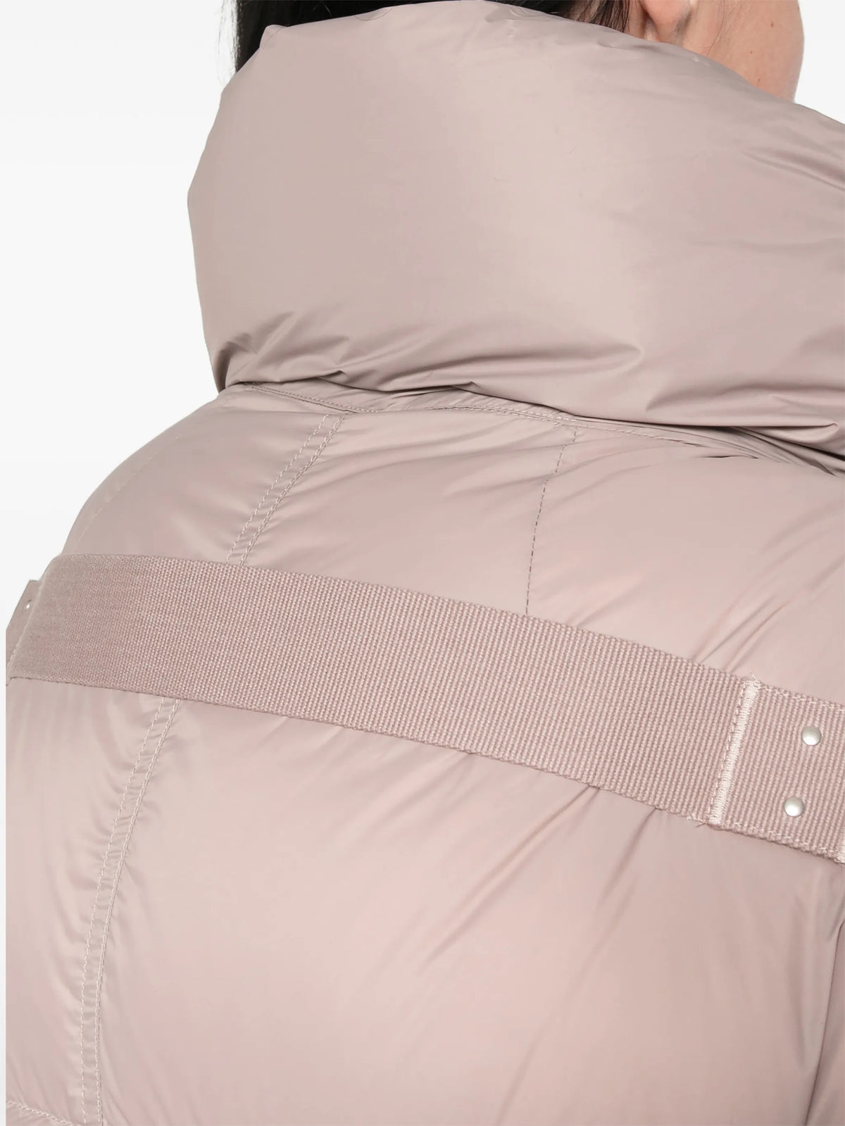 Tower funnel neck jacket in nylon