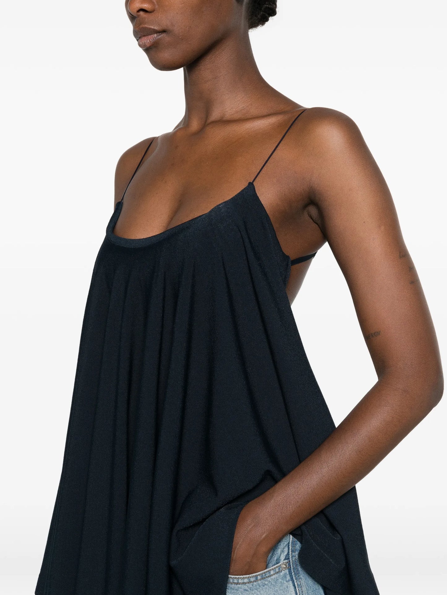 Le Haut Voile pleated top