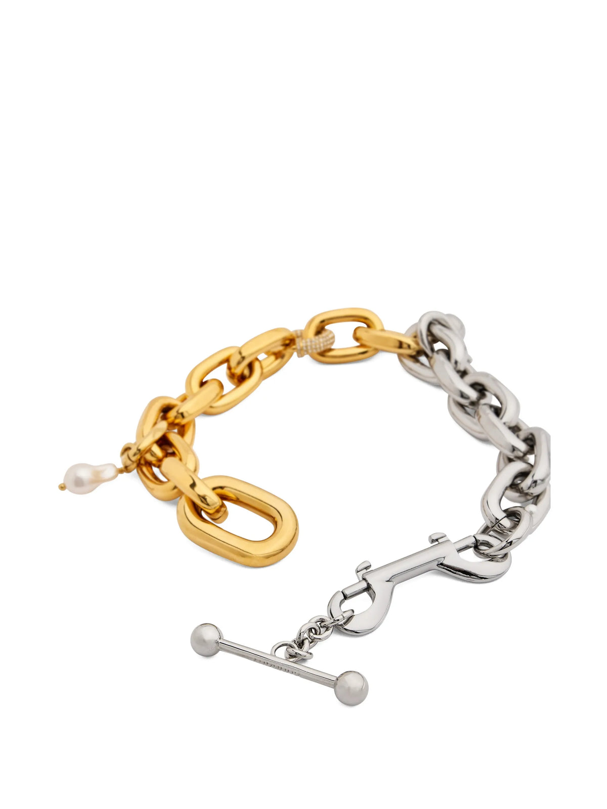 necklace XL link in bi-color punk style