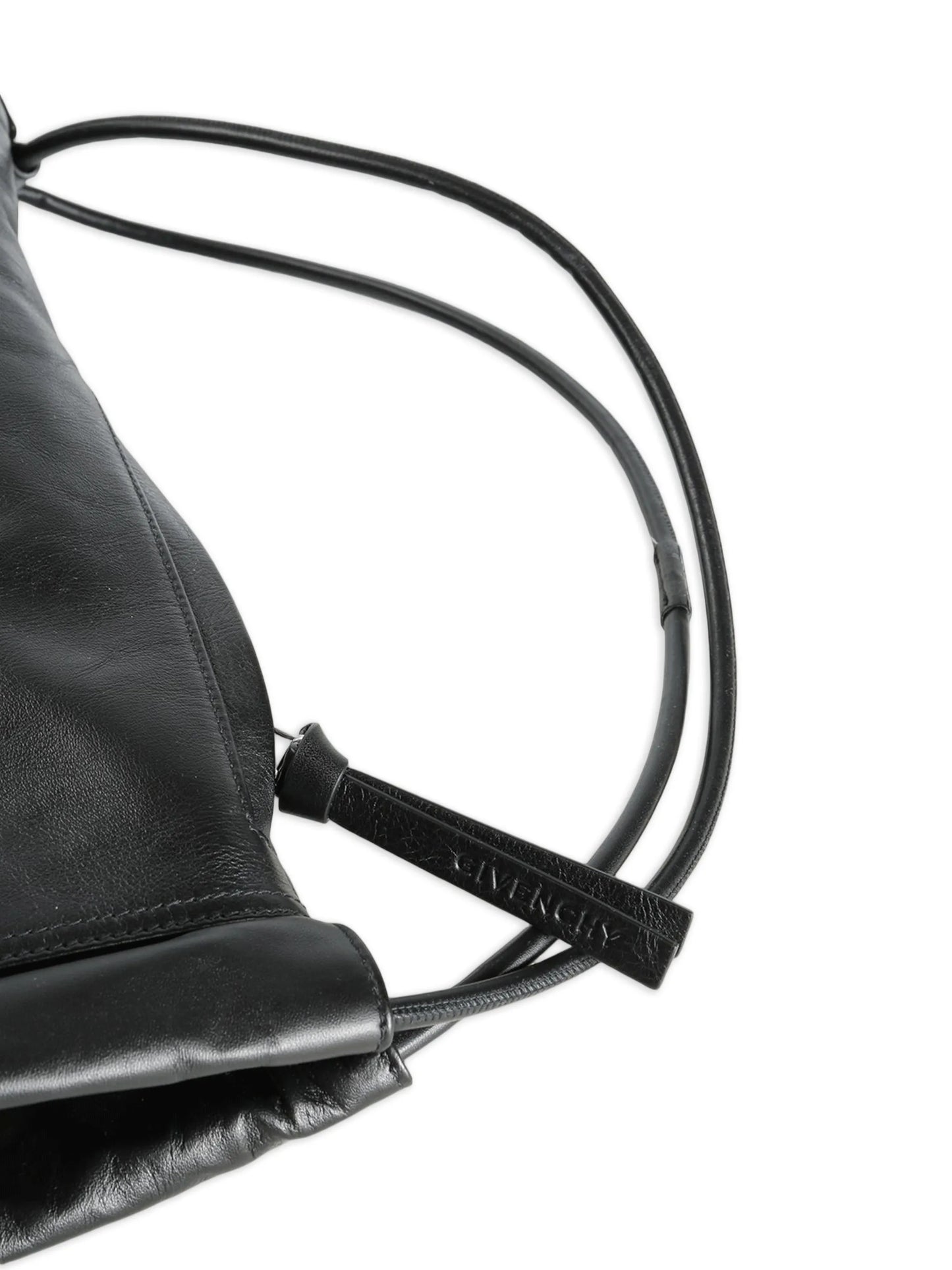 Antigona Stamped backpack in grained shiny leather