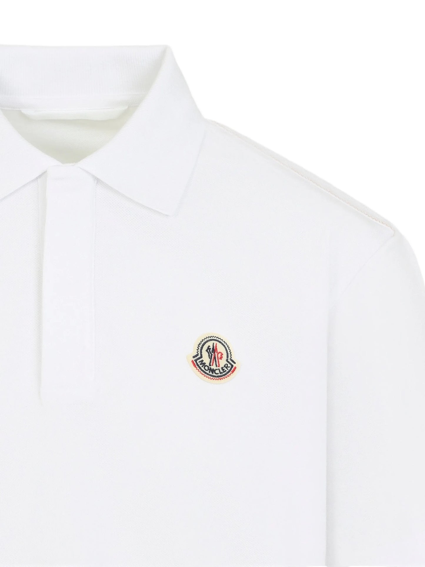patch polo shirt
