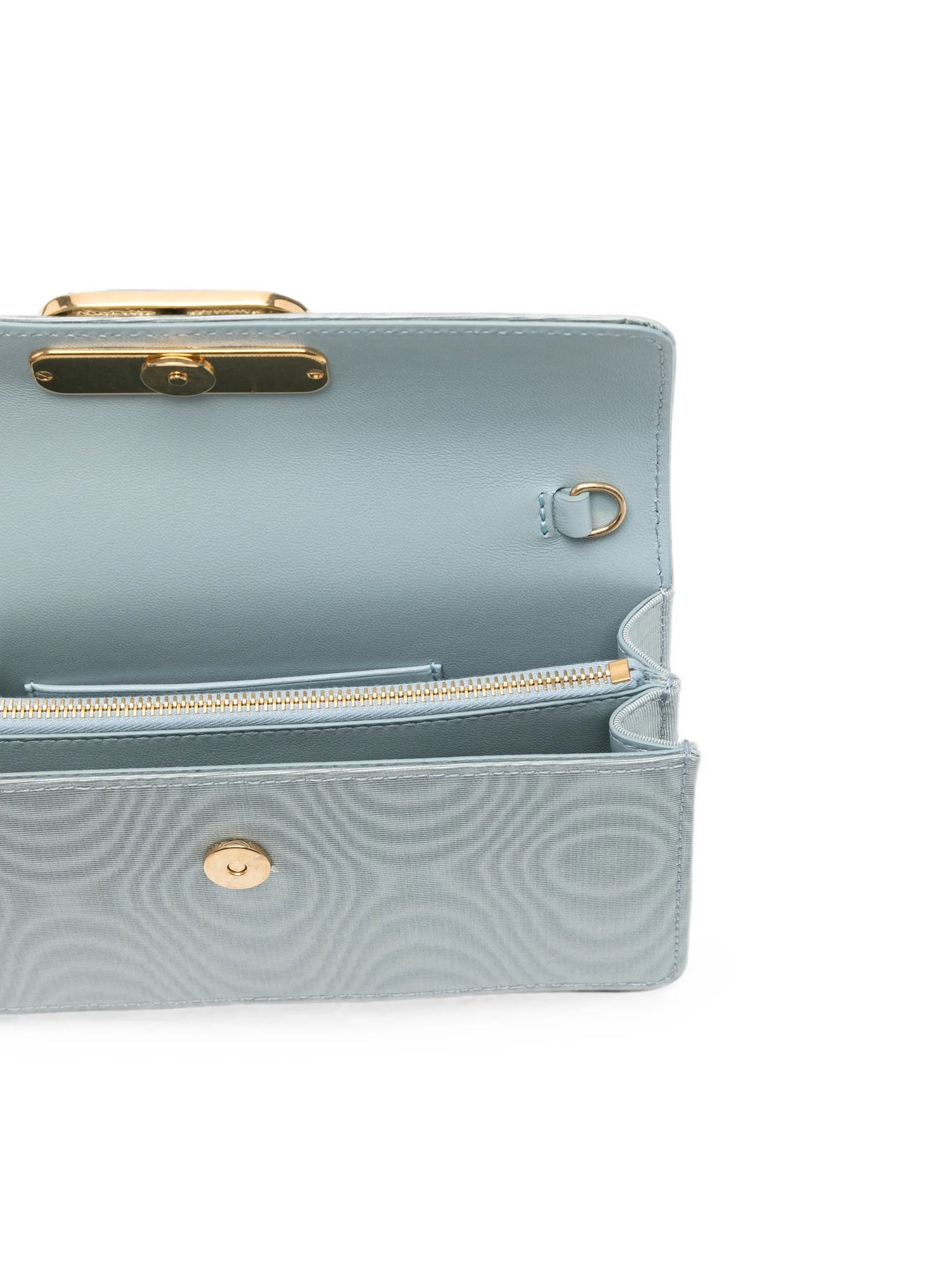 VLogo Signature moiré cross body bag