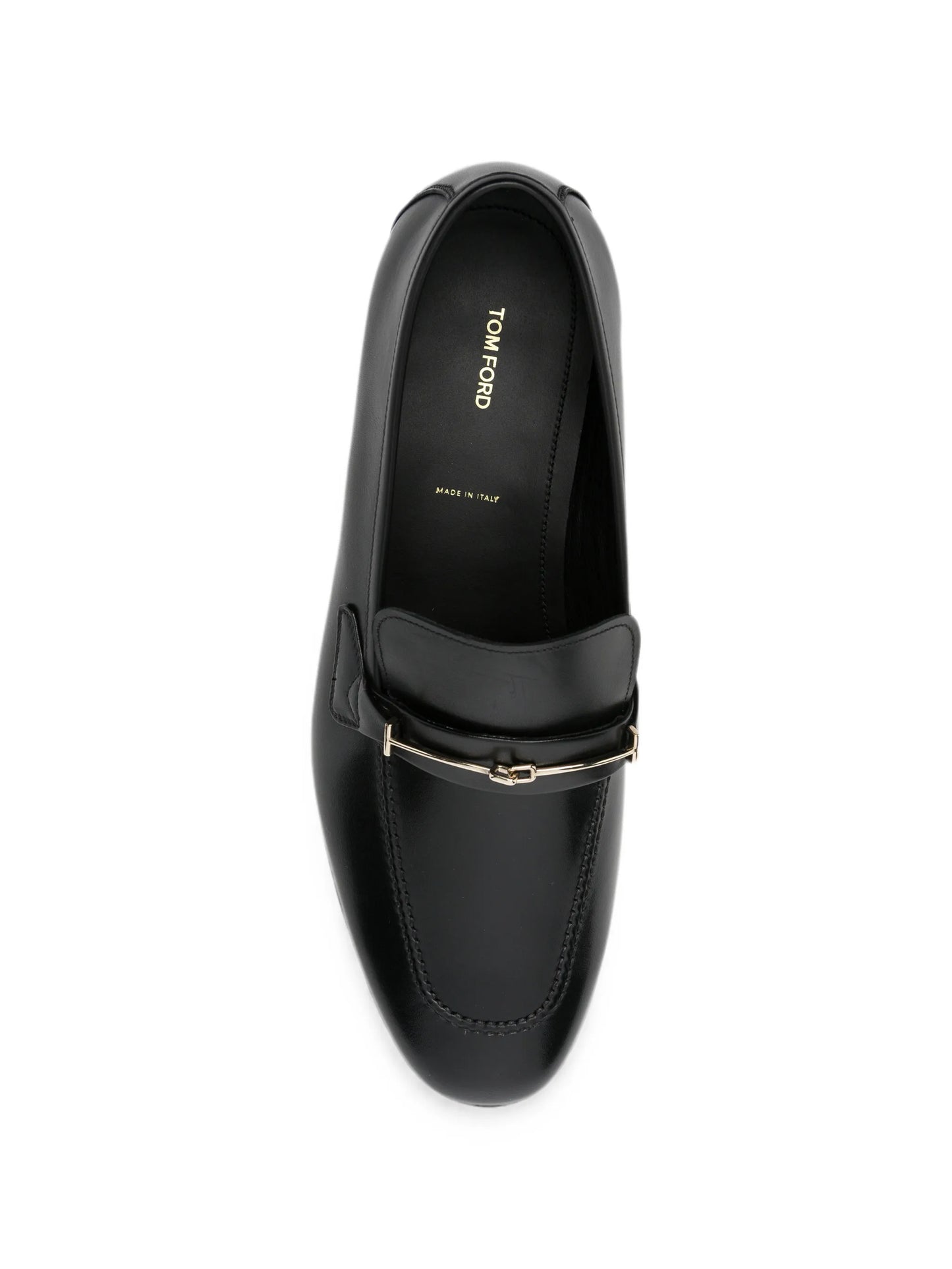 Gigi T-hardware leather loafers
