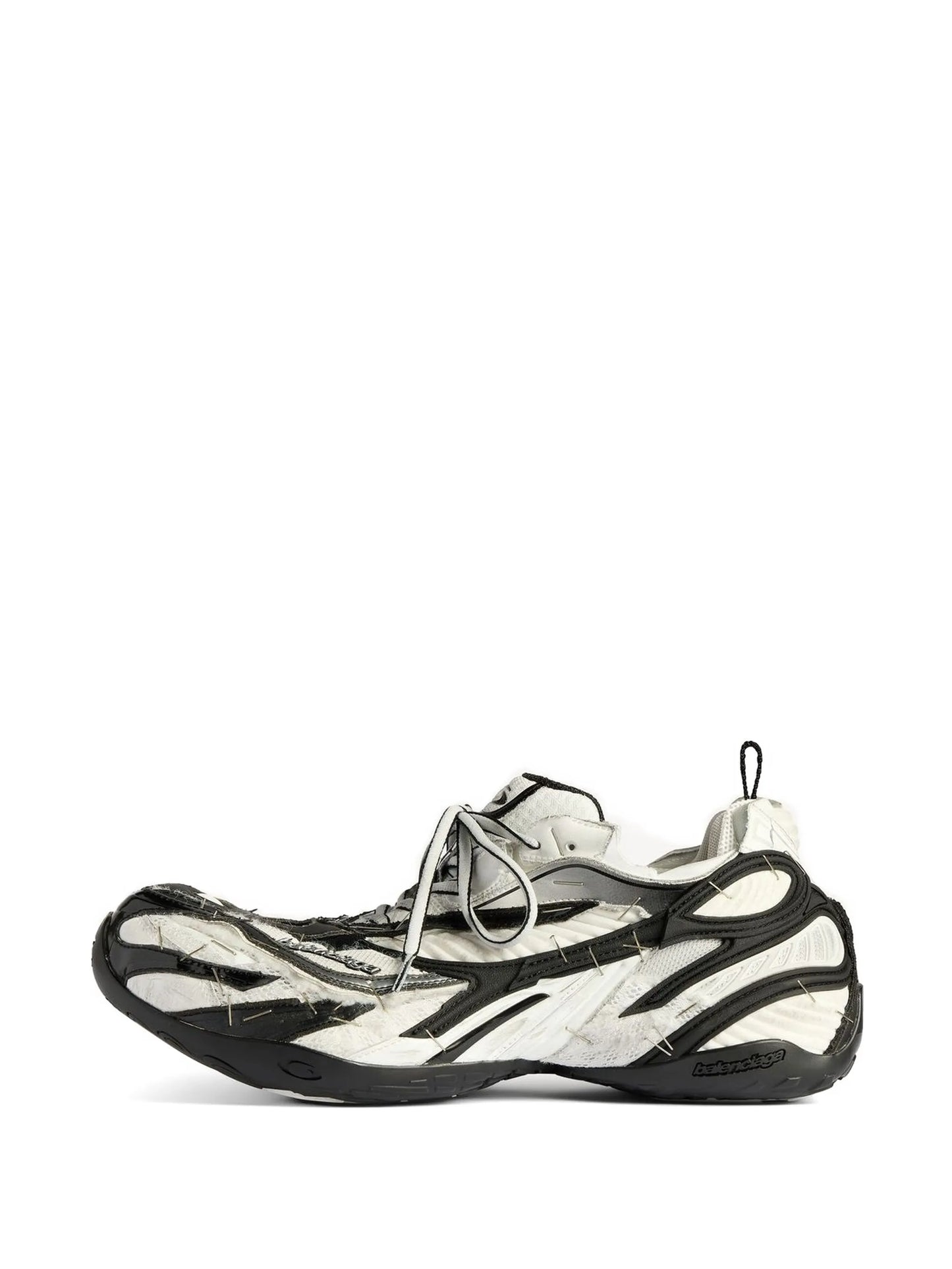 Soleless lace-up sneakers