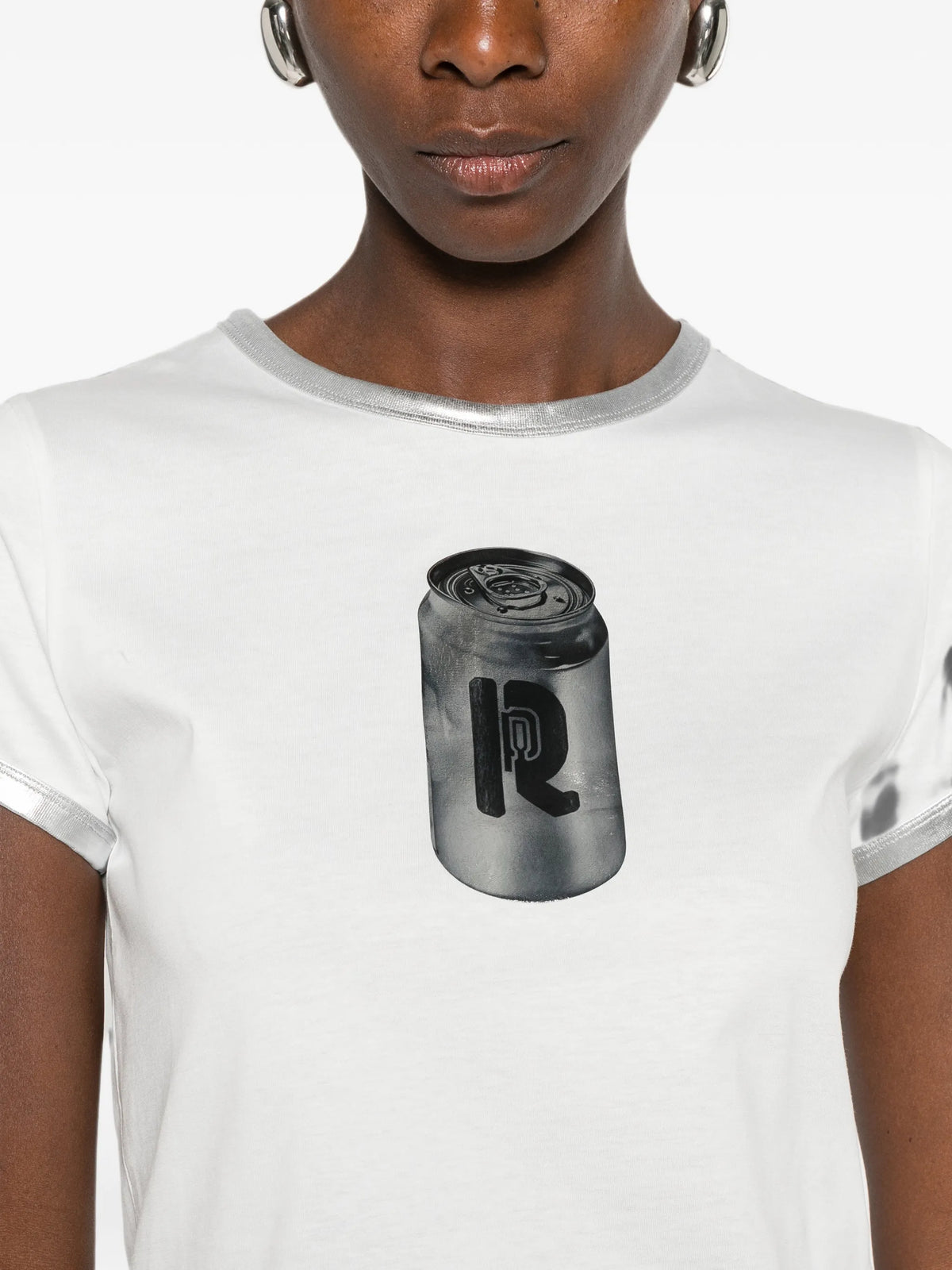 Ohmori can print T-shirt in cotton