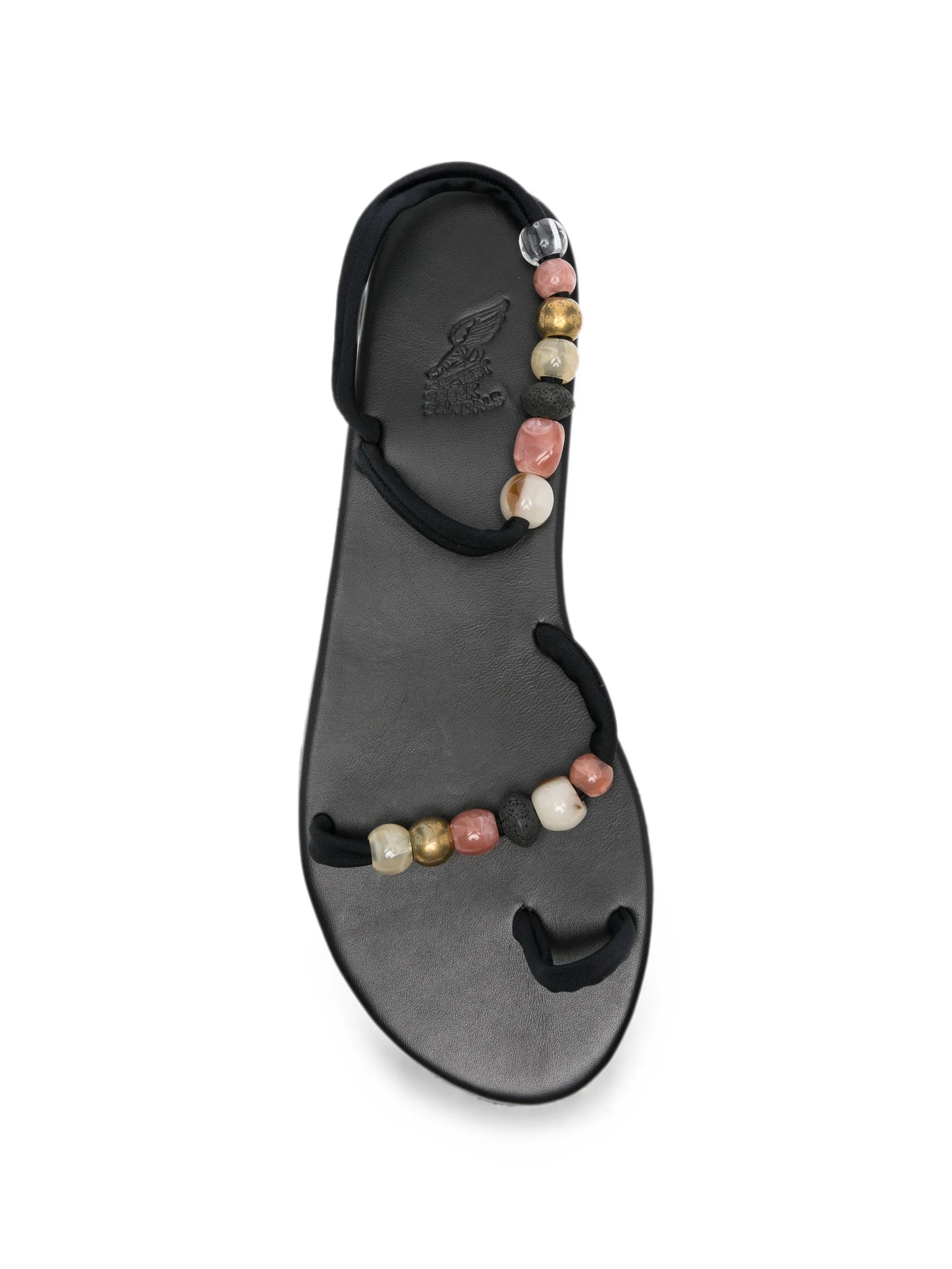 Eleftheria beads flat sandals