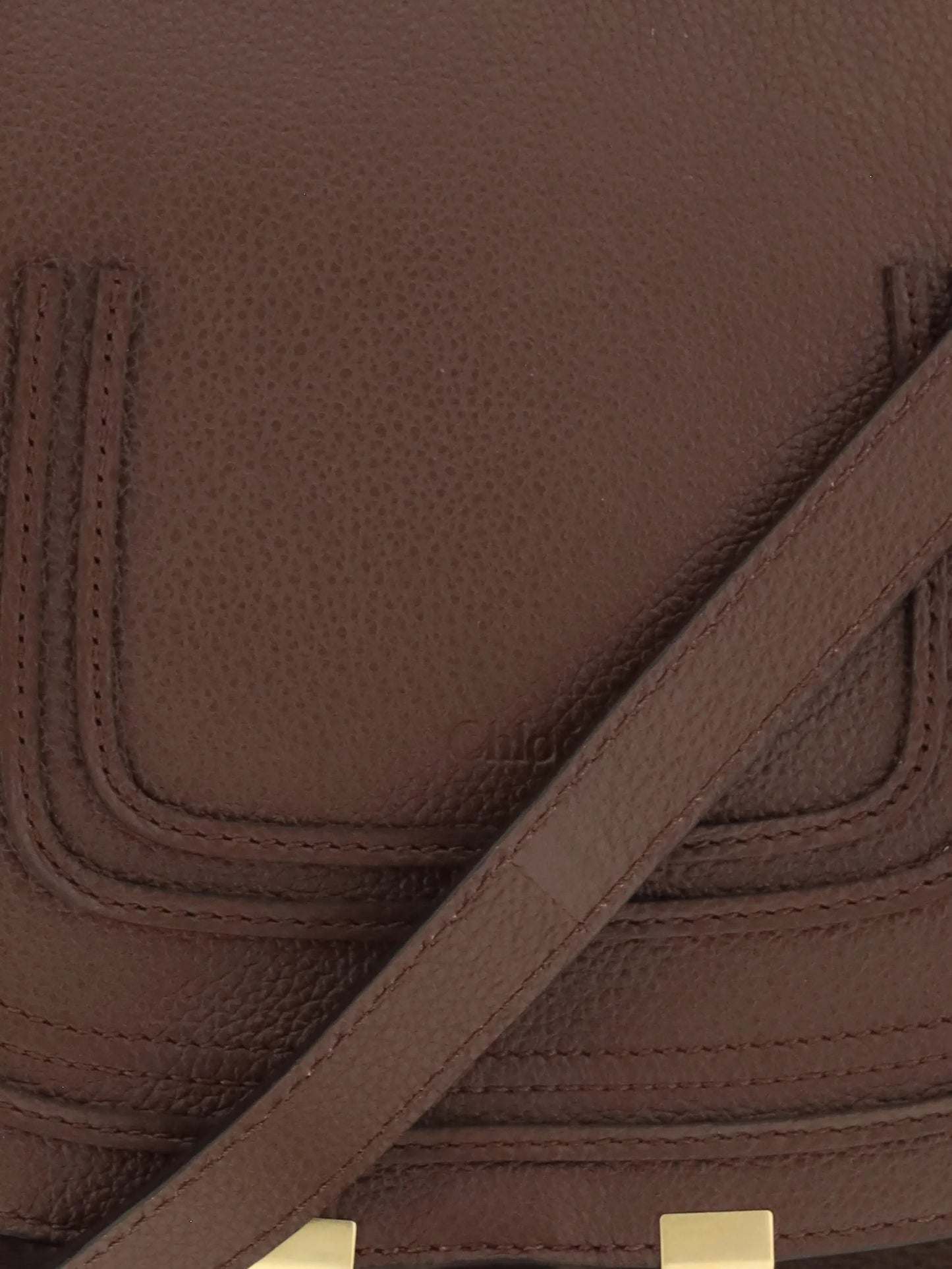 CHLOE MARCIE GRAINED LEATHER SHOULDER BAG