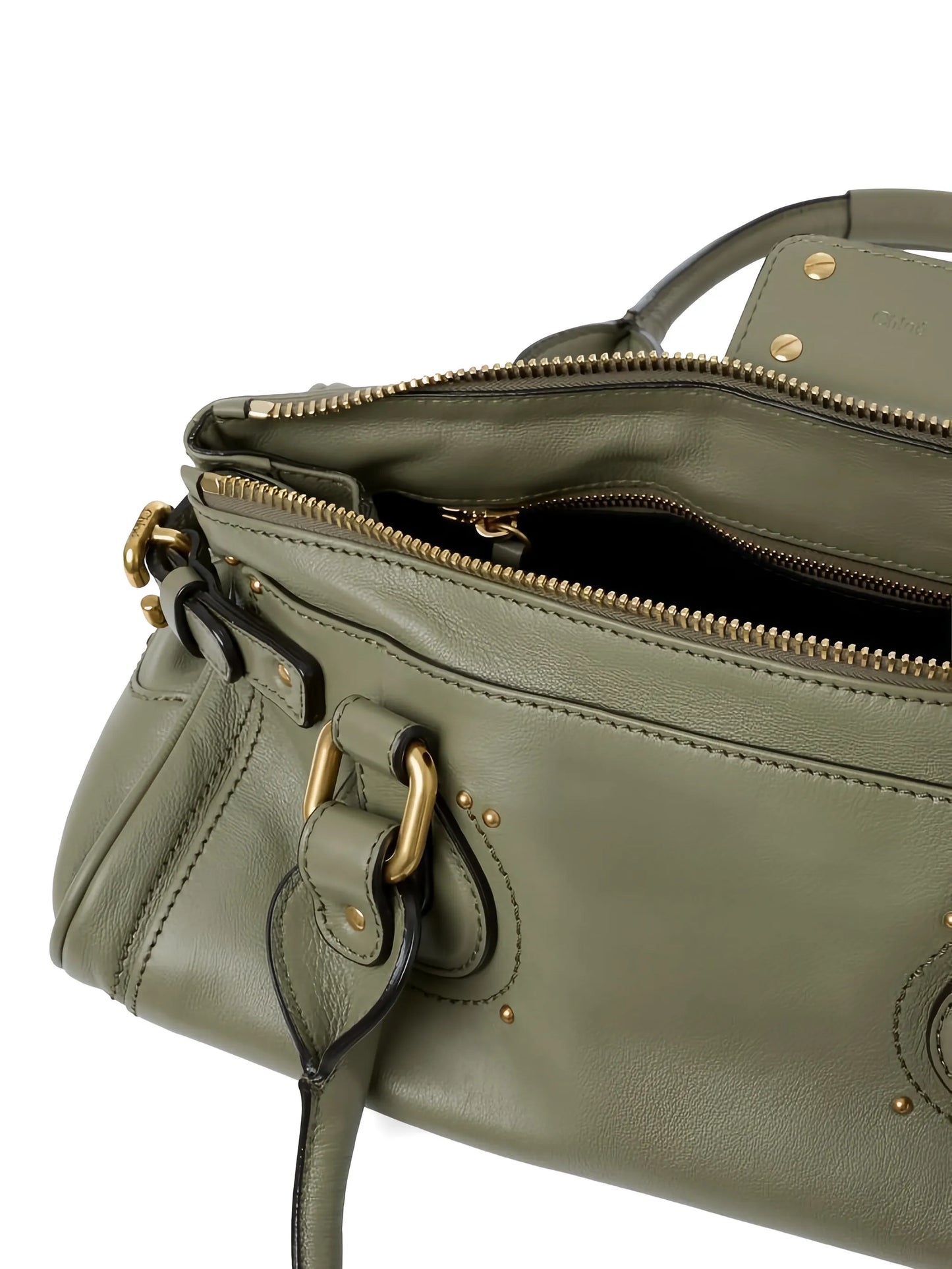 Paddington padlock leather tote bag