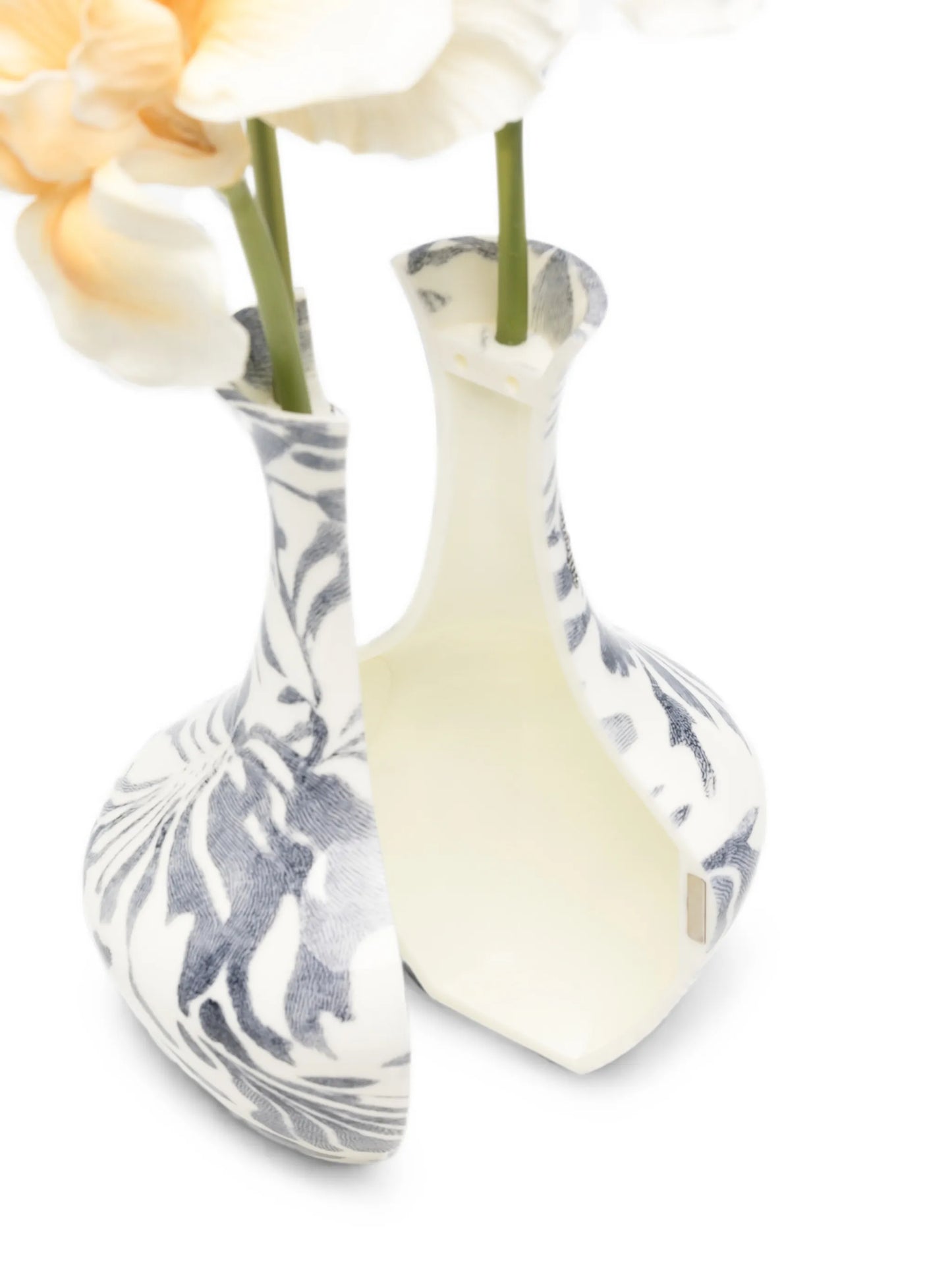 Junos floral-print clutch bag