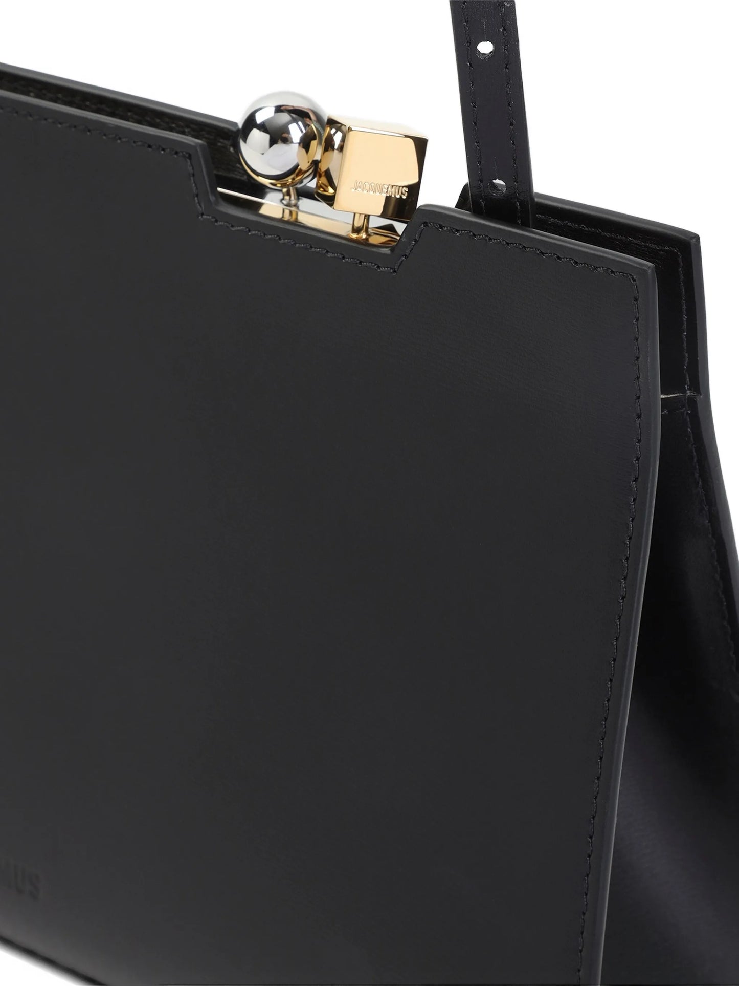 Le Salon leather clutch bag