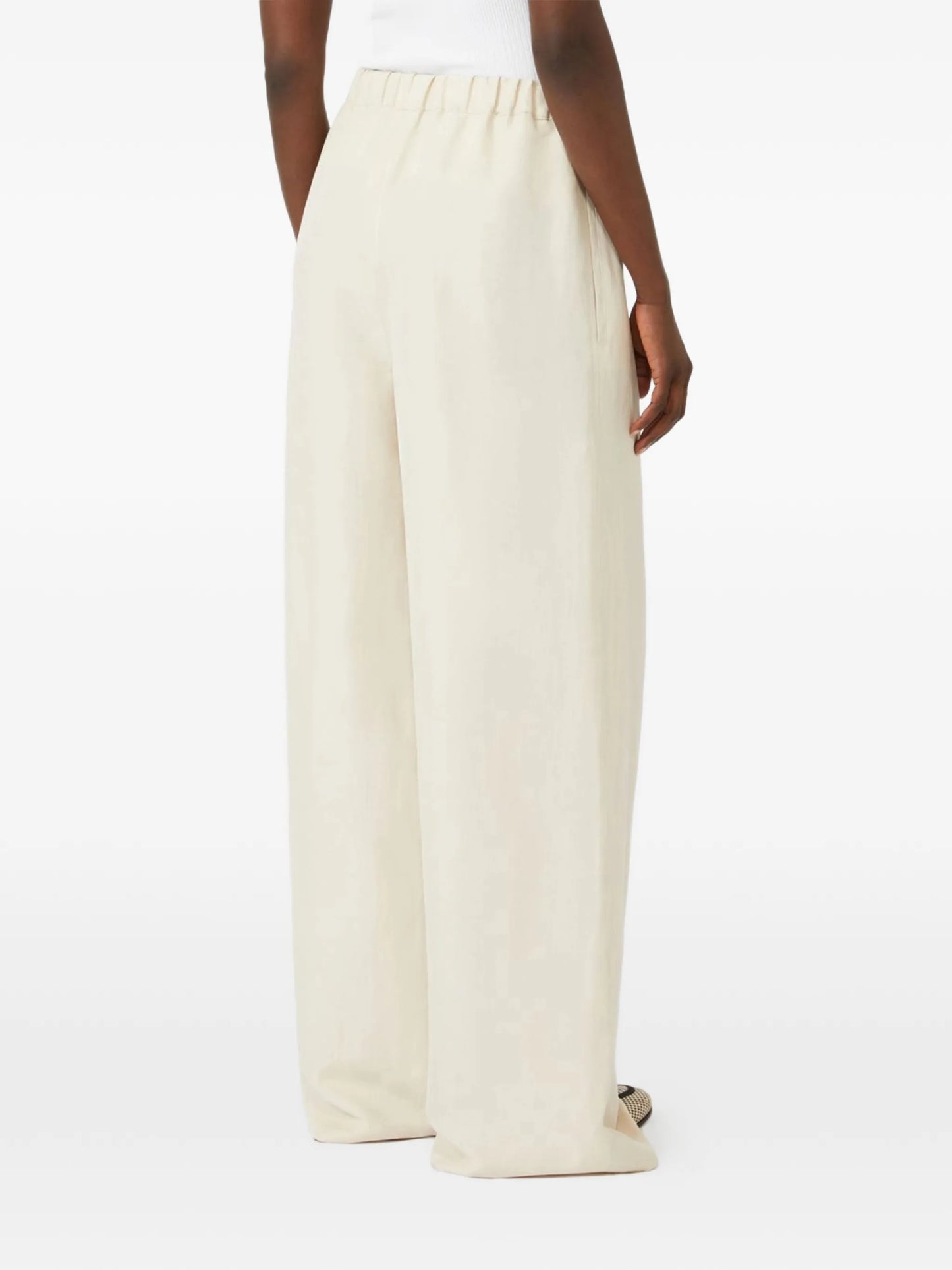 elasticated palazzo pants