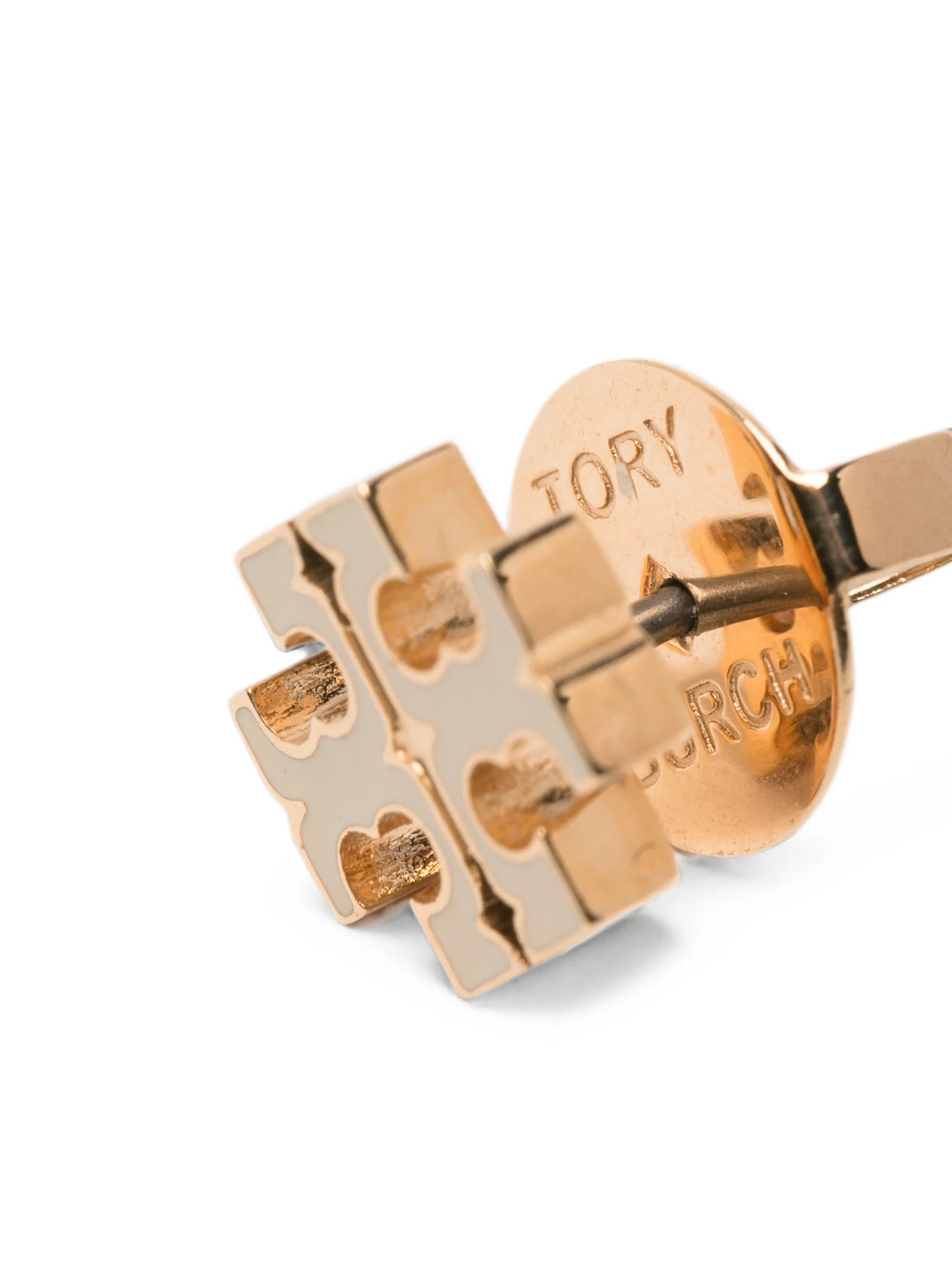 small icon enamel stud errings